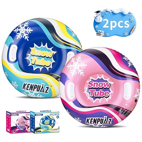 Inflatable Snow Tube with Durable Fabric Cover – Premium Snow