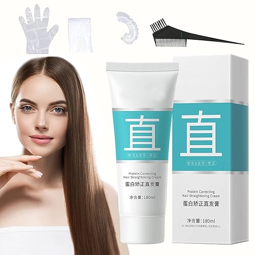 Crema alisadora de cabello Silk and Gloss Maigoole para alisar el cabello, crema correctora de proteínas, crema alisadora de cabello Athartle Silk &