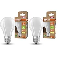 OSRAM LED a risparmio energetico, lampadina in vetro smerigliato