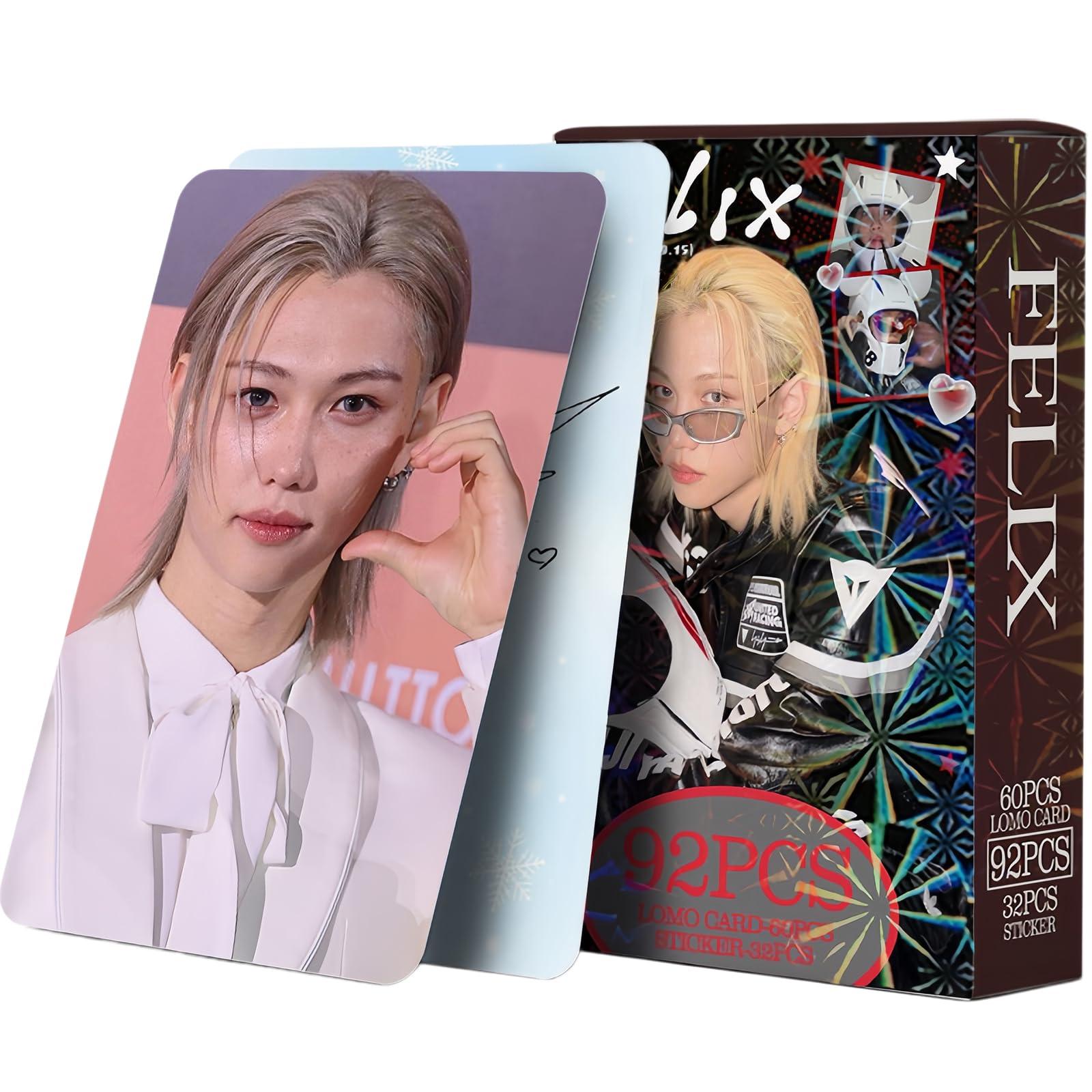 92 peças Stray Kids FELIX Photocards DO IT Álbum Felix Cartões de