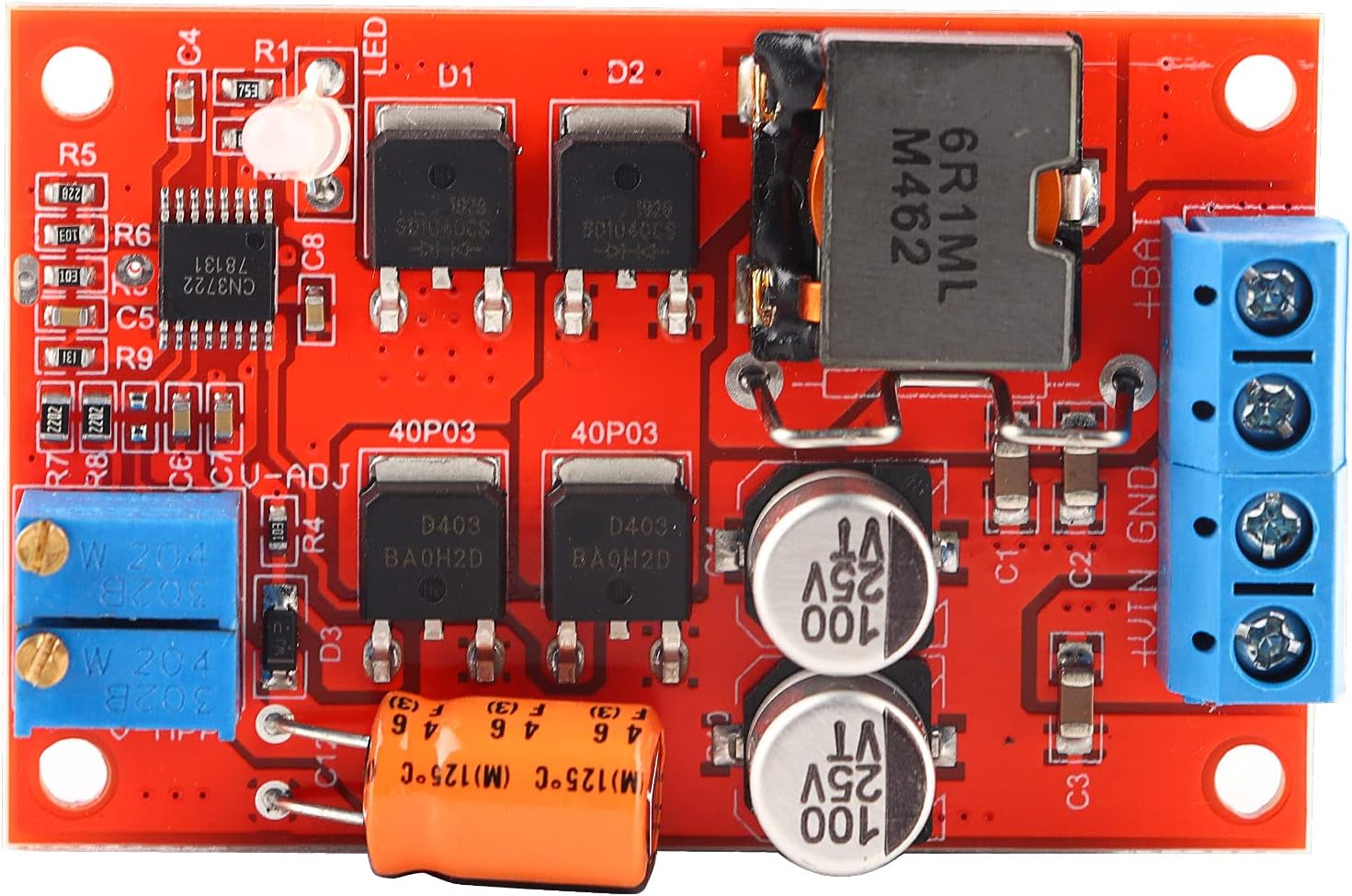 CHICIRIS MPPT Charge Controller, MPPT Solar Panel Regulator Solar Battery Charging Controller 5A