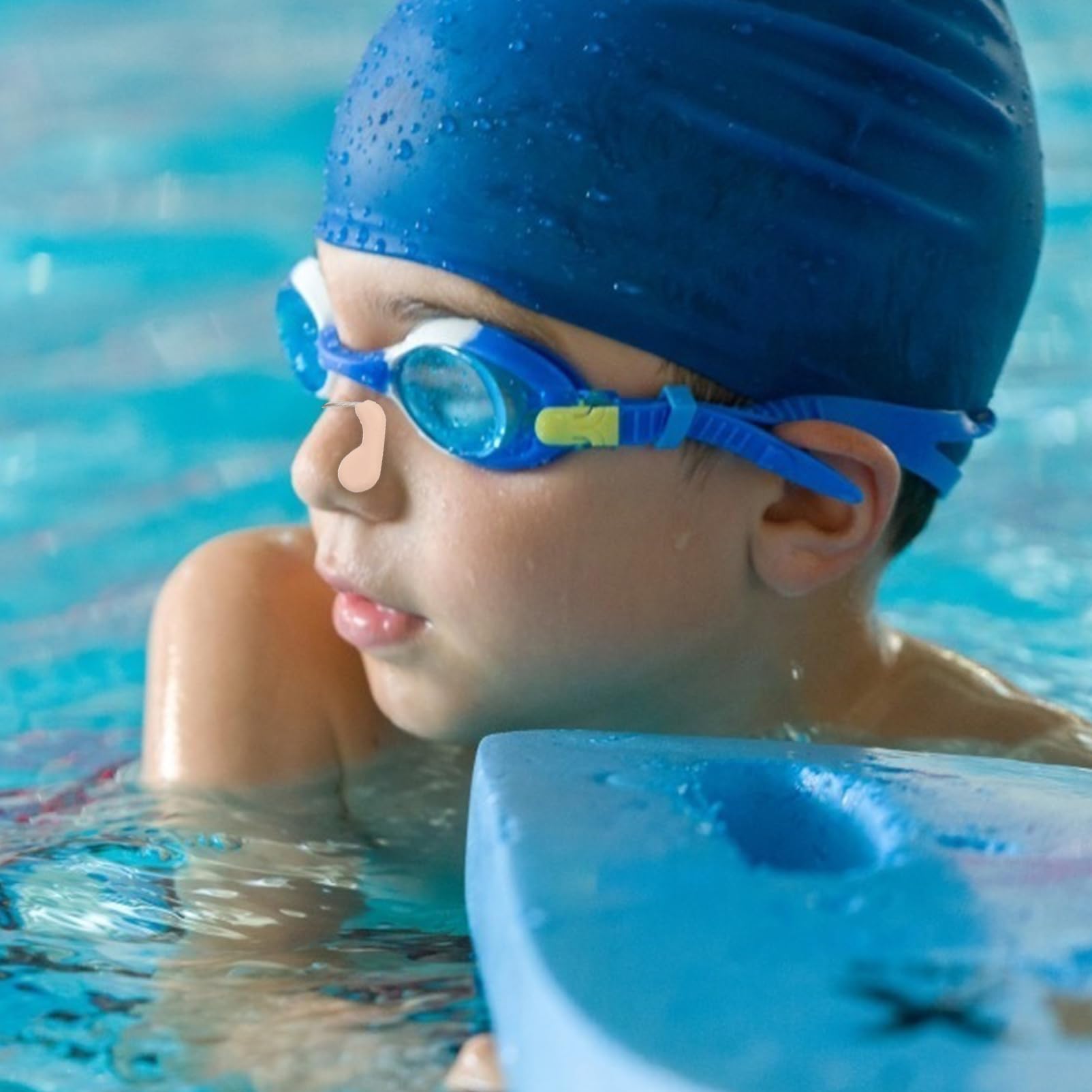 Hemobllo Nasello da Nuoto Adulti Sport Clip Nasale per Nuoto Clip per Il Naso di Nuoto Tappo per Il Naso da Nuoto Junior Tappi per Il Naso per per Il Nuoto Beige