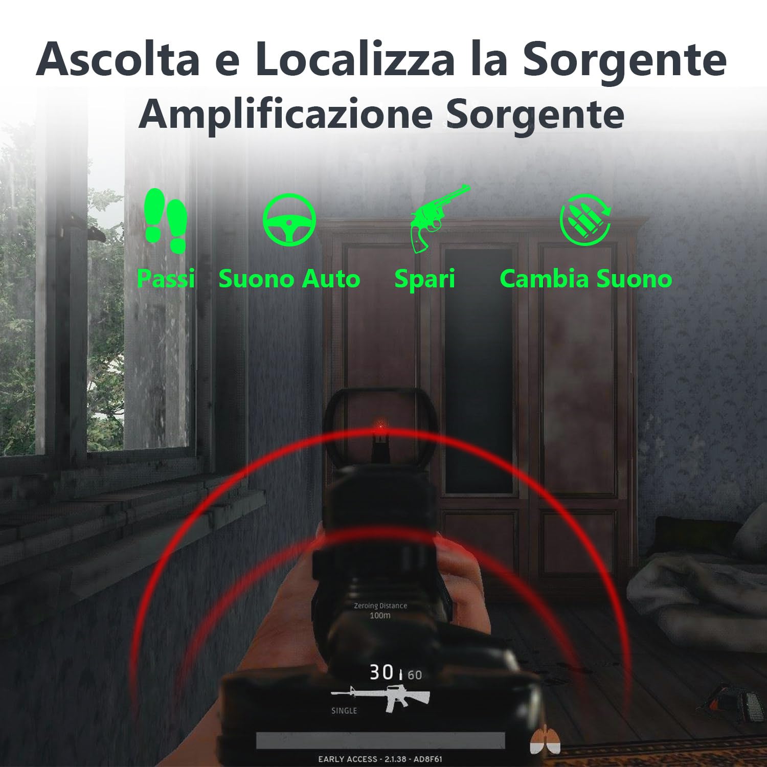 Mcbazel Adattatore per Cuffie Xbox, Amplificatore Audio per Controller Xbox One/Series S/X Con Jack da 3,5 mm, Nero