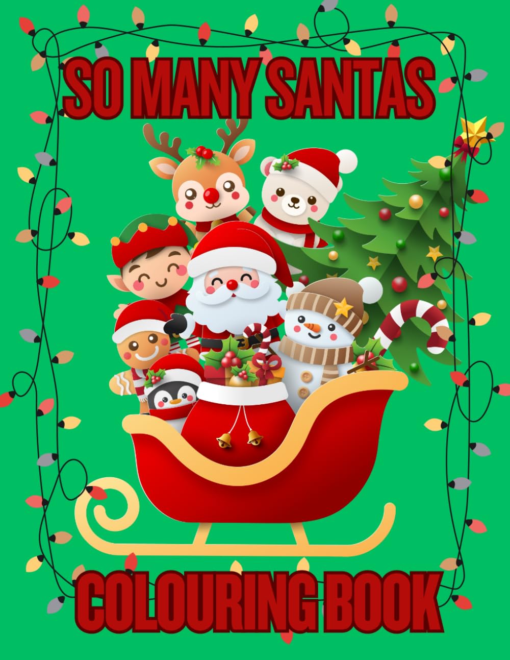 So Many Santas: Colouring Book