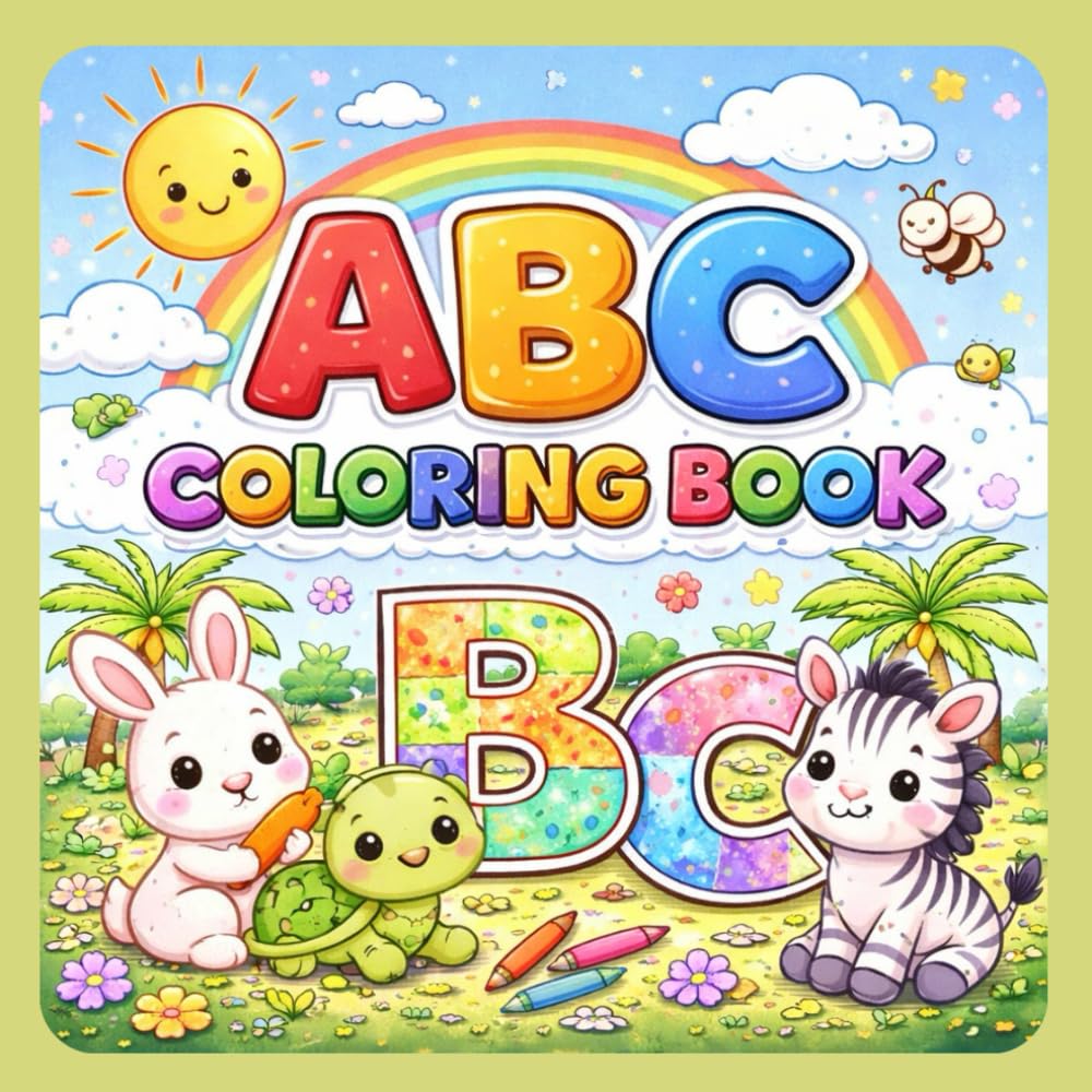 ABC Coloring Book for Kids: Fun Alphabet Coloring Pages from A to Z: A Fun and Magical Way to Learn the Alphabet!