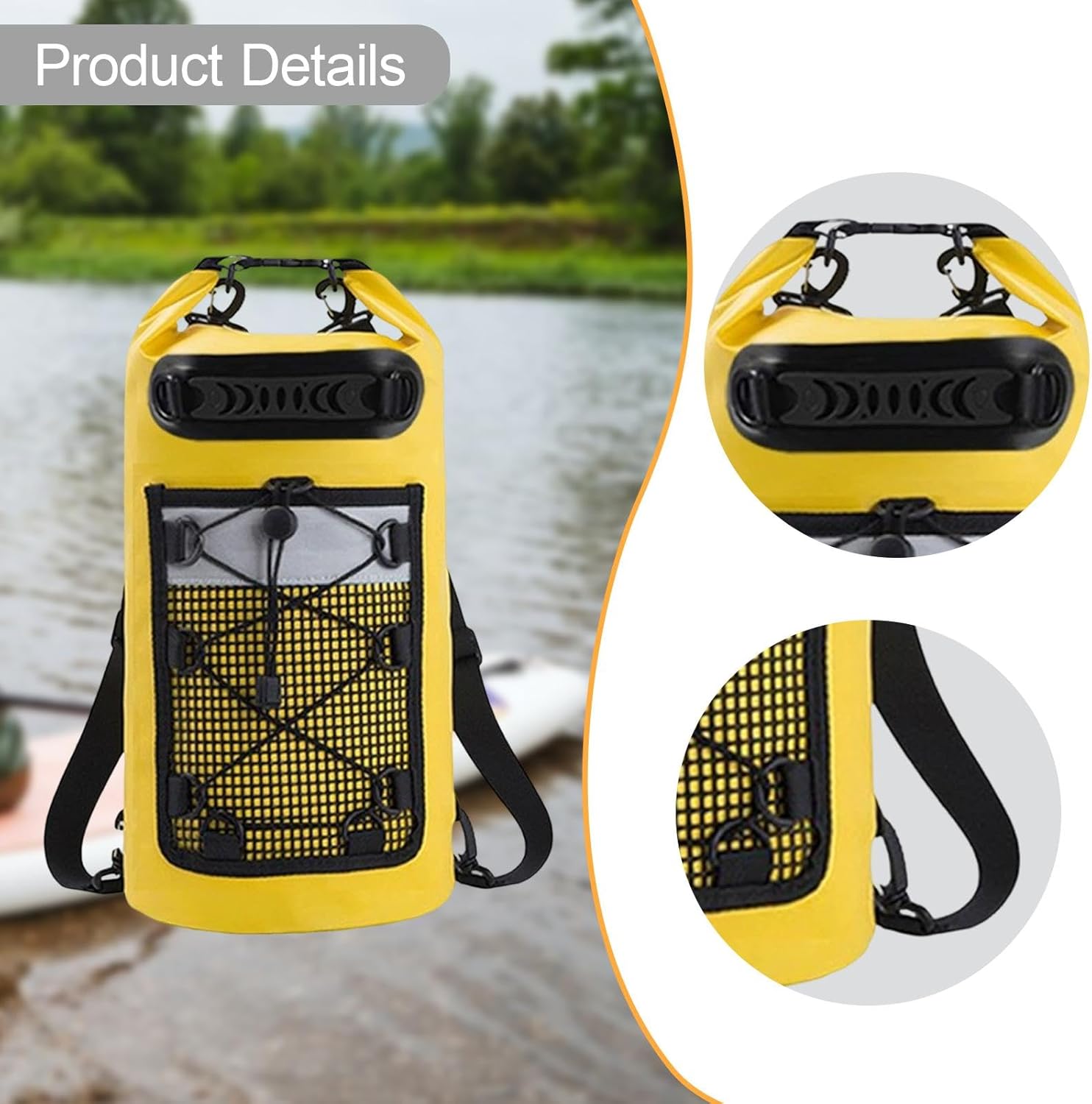 Large Capacity Dry Bag Backpack for Men/Women with IPX6 Waterproof Feature