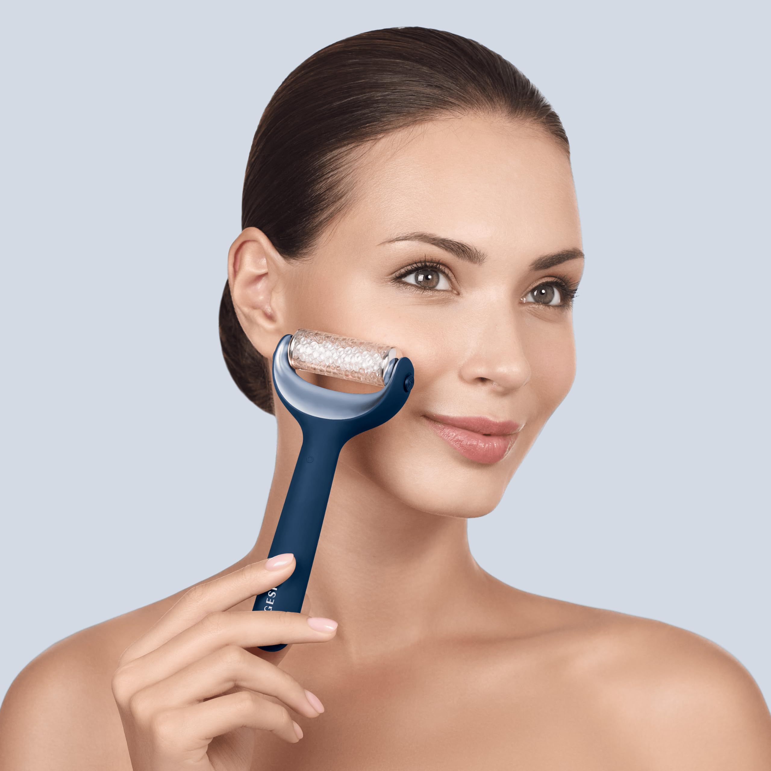 GESKE SmartAppGuided MicroNeedle Face & Body Roller | 8 in 1 | Derma Roller | Electric roller | Microneedling device | Needle roller | Beauty roller for face and body - Image 3