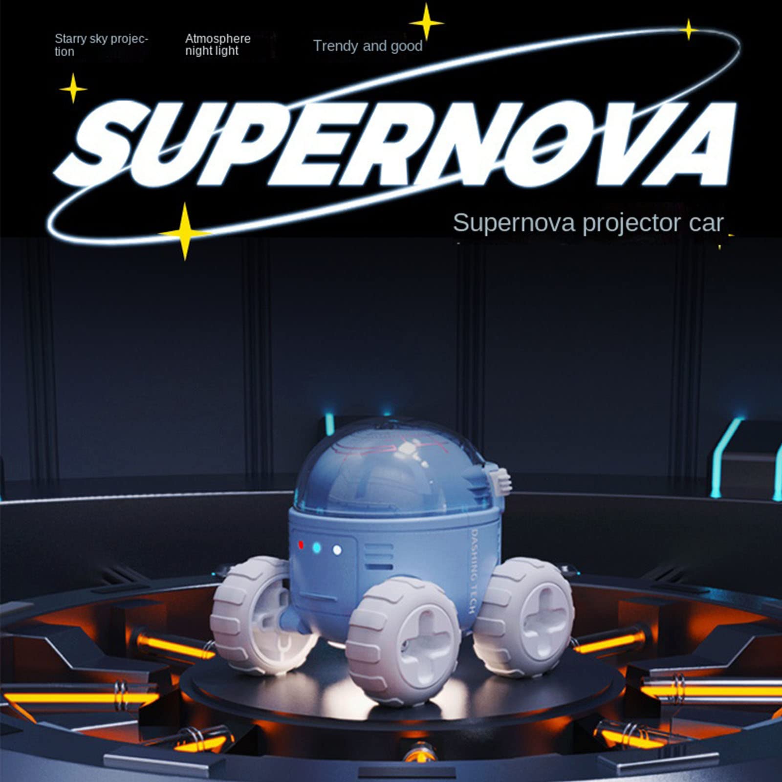 Proyector De Estrellas Luz De Noche, 4 Temas LED Space Rover Libro De Imágenes De Cuentos para Niños Luces De Ambiente para Dormitorio De Bebé/Decoración/Regalo De Cumpleaños/Fiesta/Juguete,A