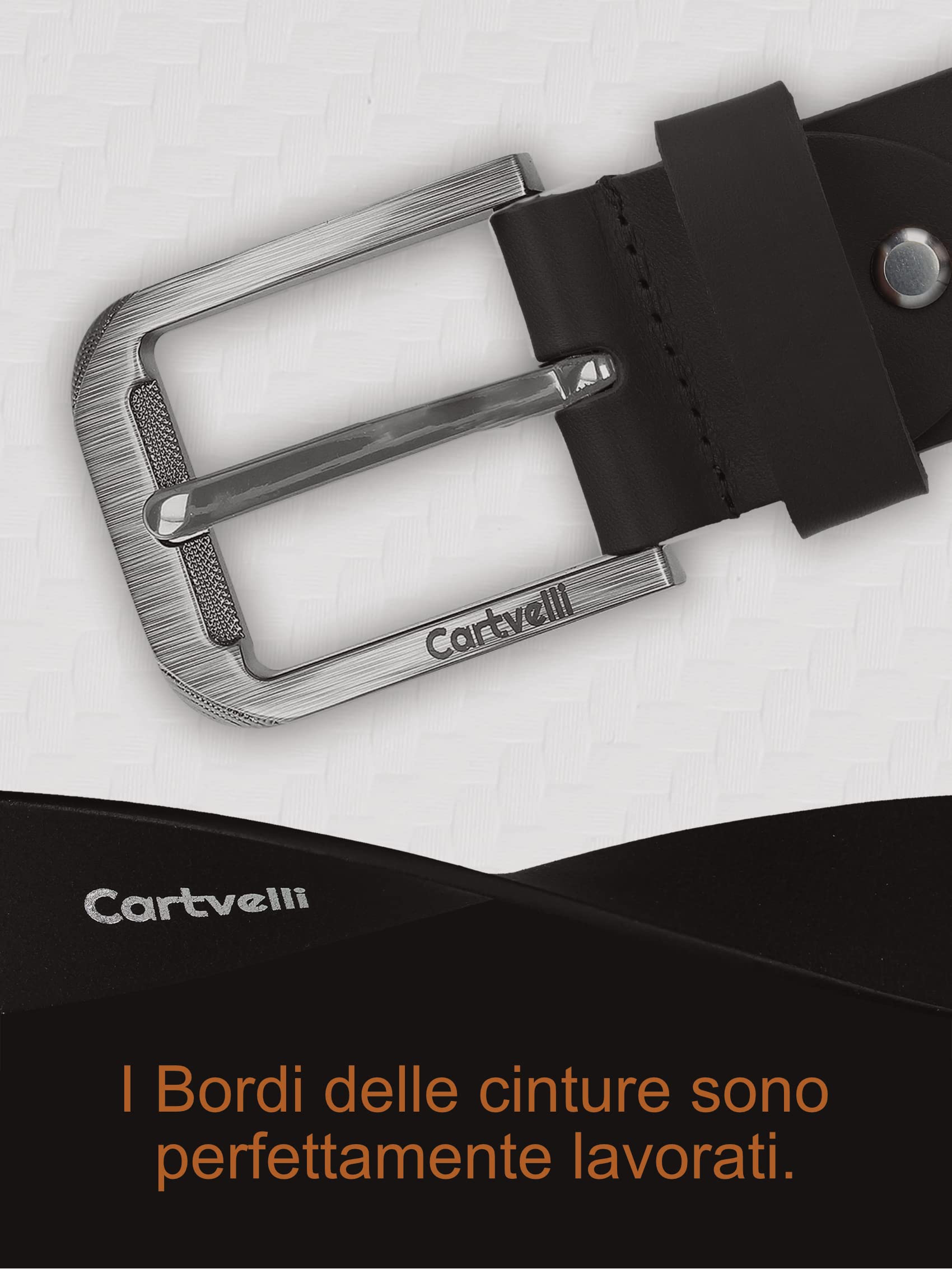 Cintura uomo in pelle premium Made in Germany con confezione regalo - cintura in vera pelle 40mm