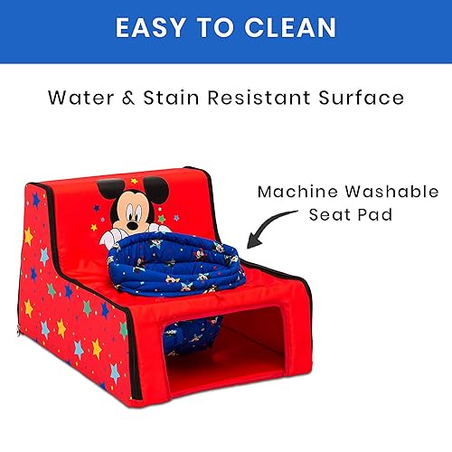 Miniatura 5 de Disney Mickey Mouse Sit N Play - Asiento de actividad portátil para bebés asiento de suelo para bebés 175 x 21 x 14 pulgadas paquete de 1