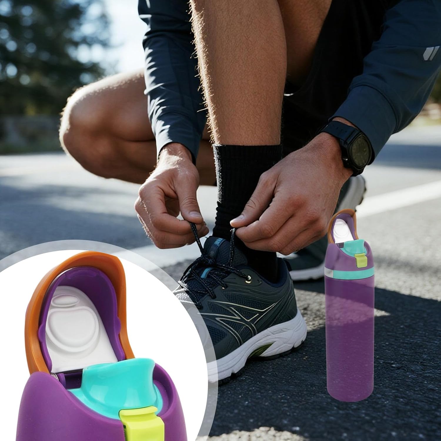 BOXOB 3pcs O Seal Ring & 3pcs Silicone Stoppers for Owala Freesip Cap, Silicone Water Bottle Top Lid Gasket BPA-Free Sealing Accessories for Owala Freesip 24/32oz (Color 1) - Image 7