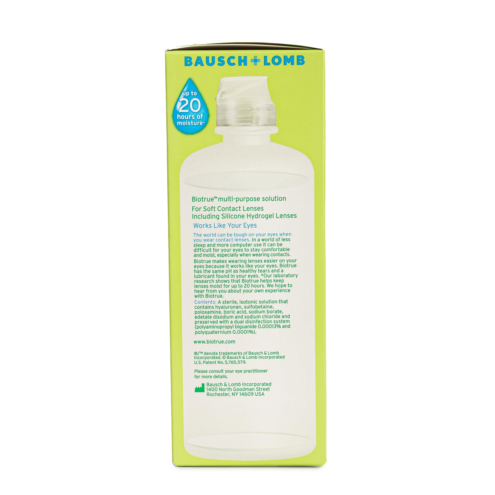 Bausch + Lomb Biotrue Multi-Purpose Contact Lens Solution 300ml (Pack of 1) 1
