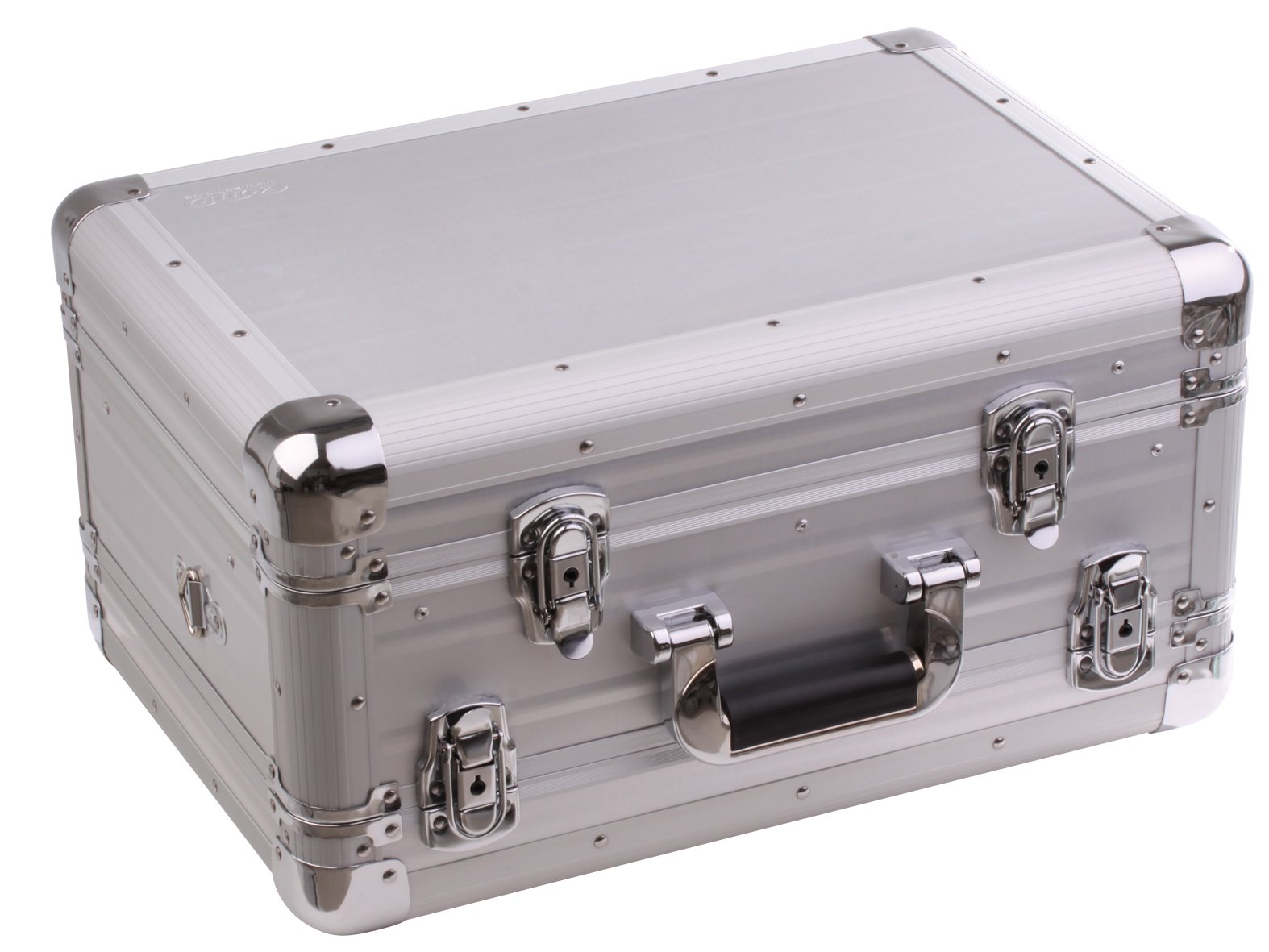 Zomo Flightcase VC-2 XT - Silber - für Vestax, Omnitronic, Hercules DJ Controller, Laptop und Zubehör
