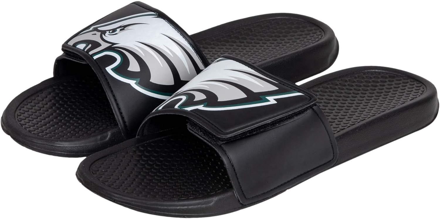 FOCO NFL Philadelphia Eagles Unisex Big Logo Slide-Big Logo Slde : Sports & Outdoors