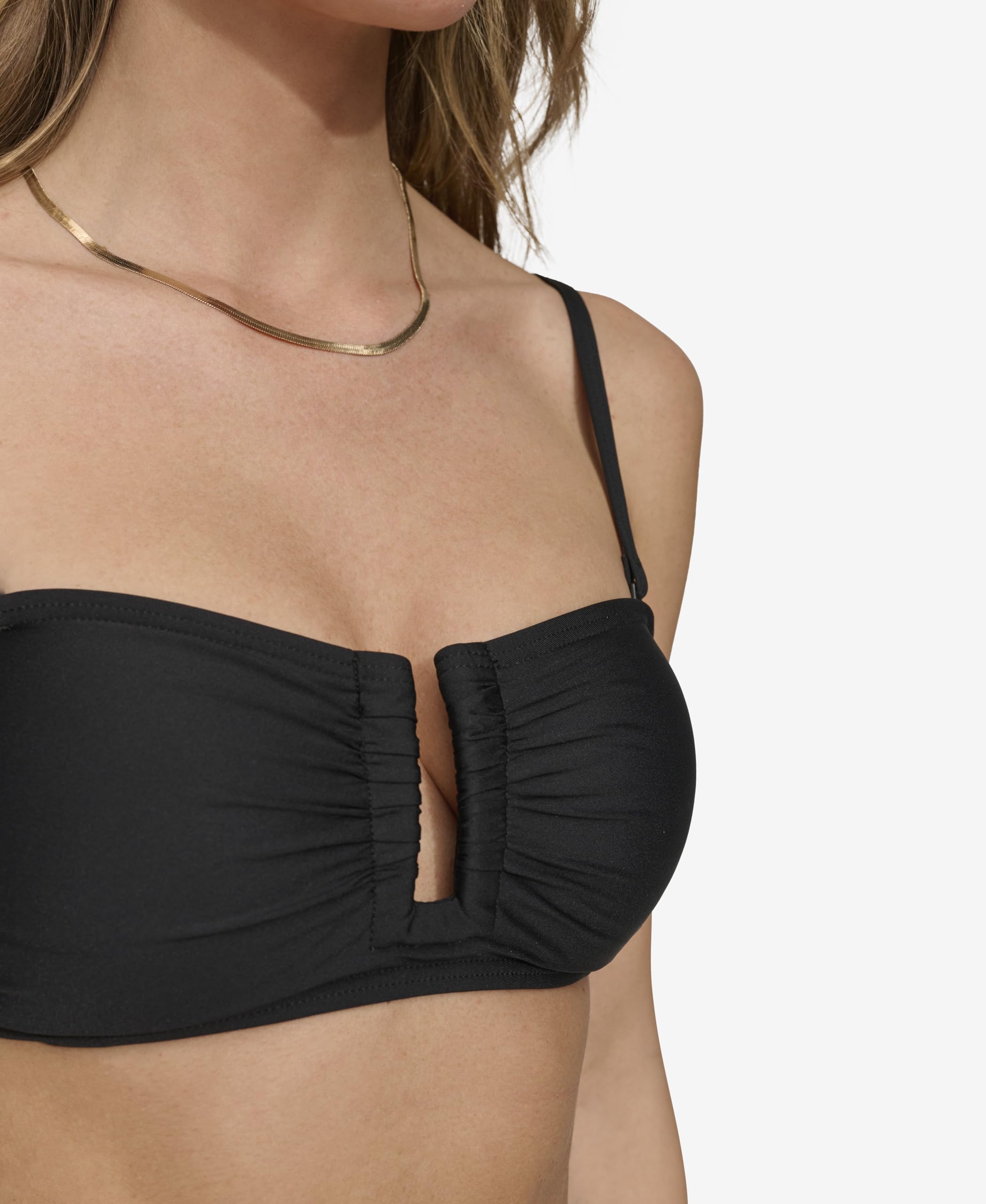 DKNY Strapless Bikini Top Bathing Suit Parte Superior de Bikini Mujer