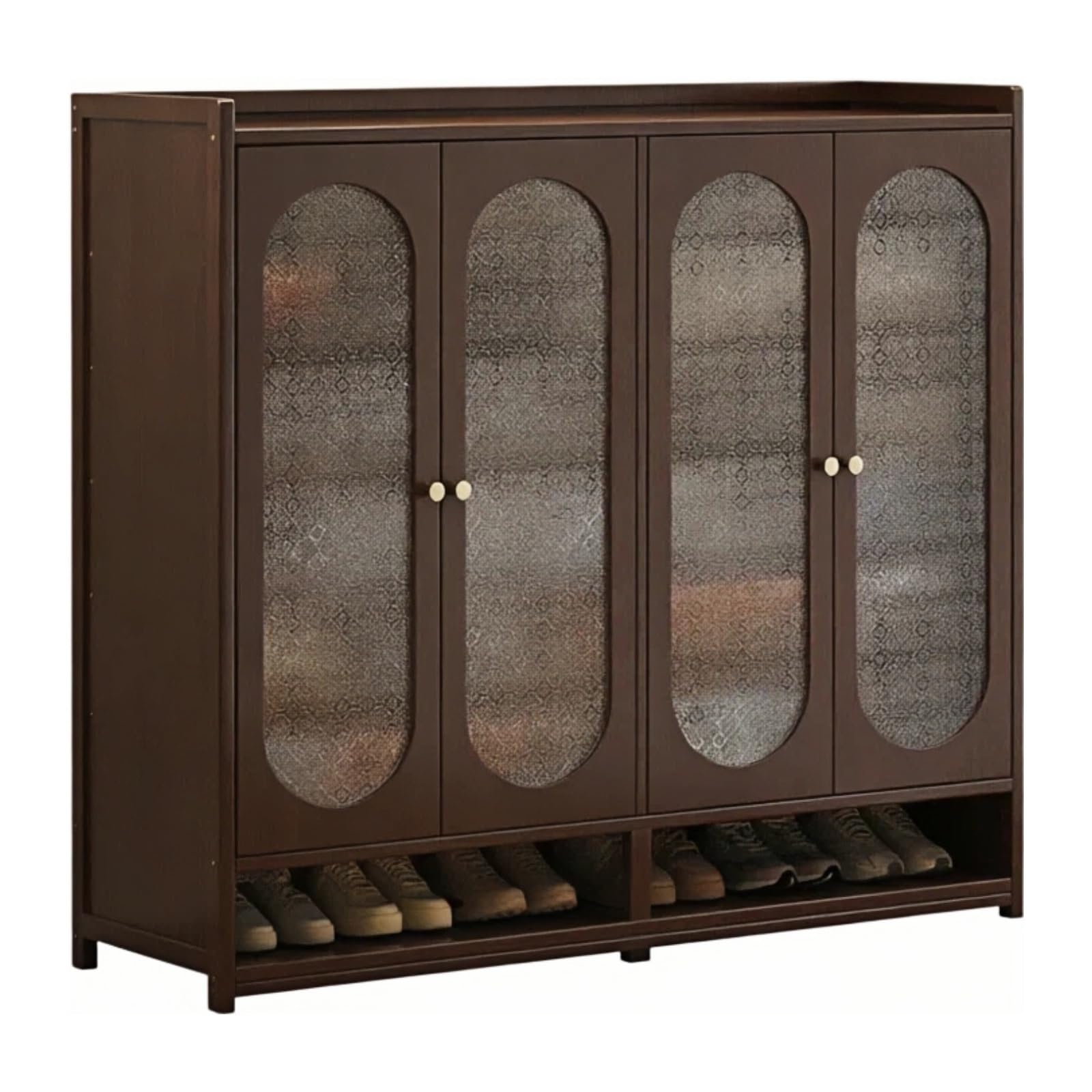 XUJUAN-0227 Shoe Cabinet Shoe Cabinet Entryway Corridor Storage Rack Entrance Hallway(Large)