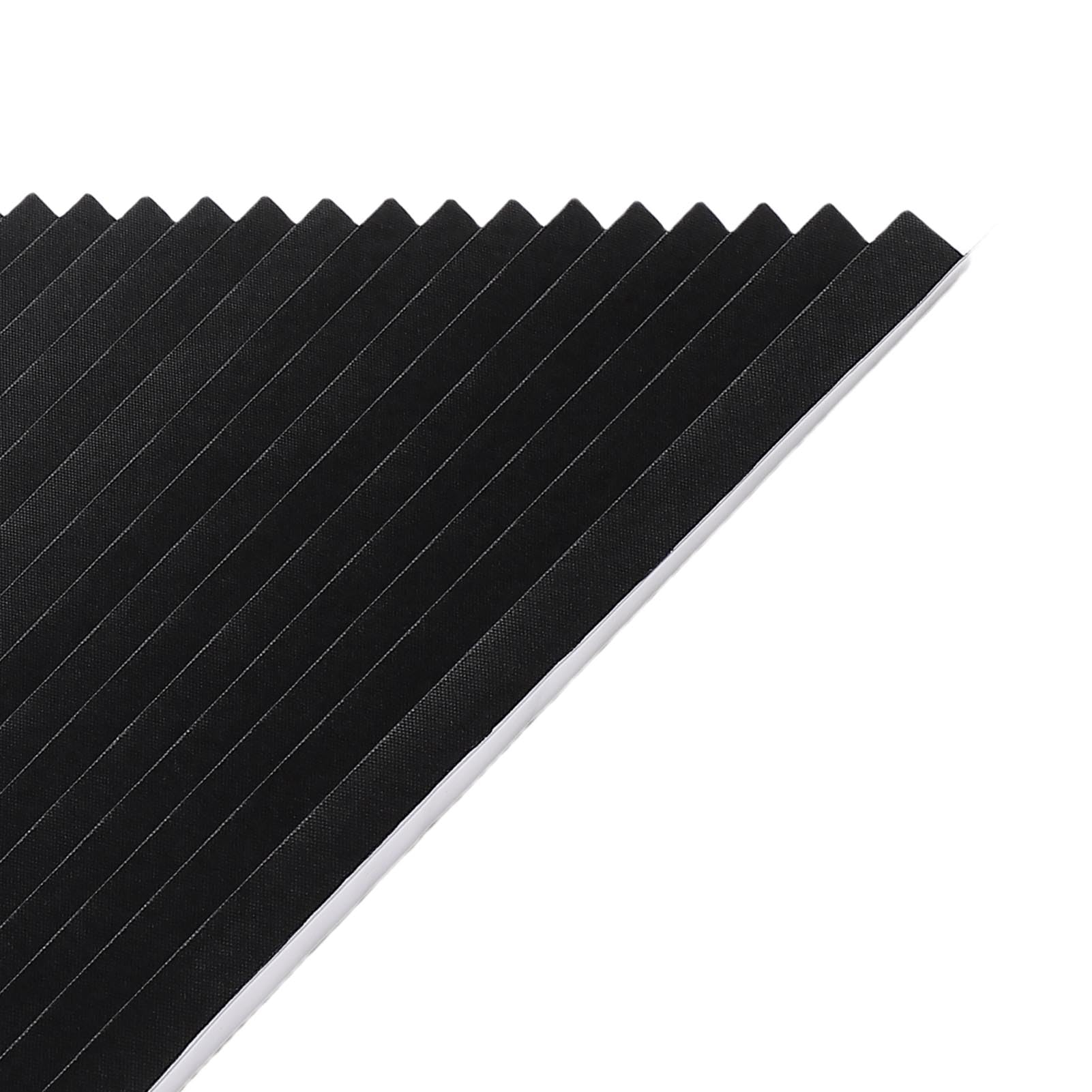 CHICIRIS Stores de Fenêtre pour Camping-Car, Tissu Non tissé Occultant, Adhésif sans Perçage, 90 X 180 Cm, avec Ruban de Fixation pour Caravane (Black)