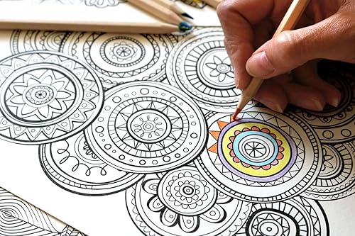 Miniatura 3 de Idea Liftoff™ Paquete de 12 libros para colorear para adultos, paquete con 12 libros de colorear para adultos para mujeres, hombres con mandalas y