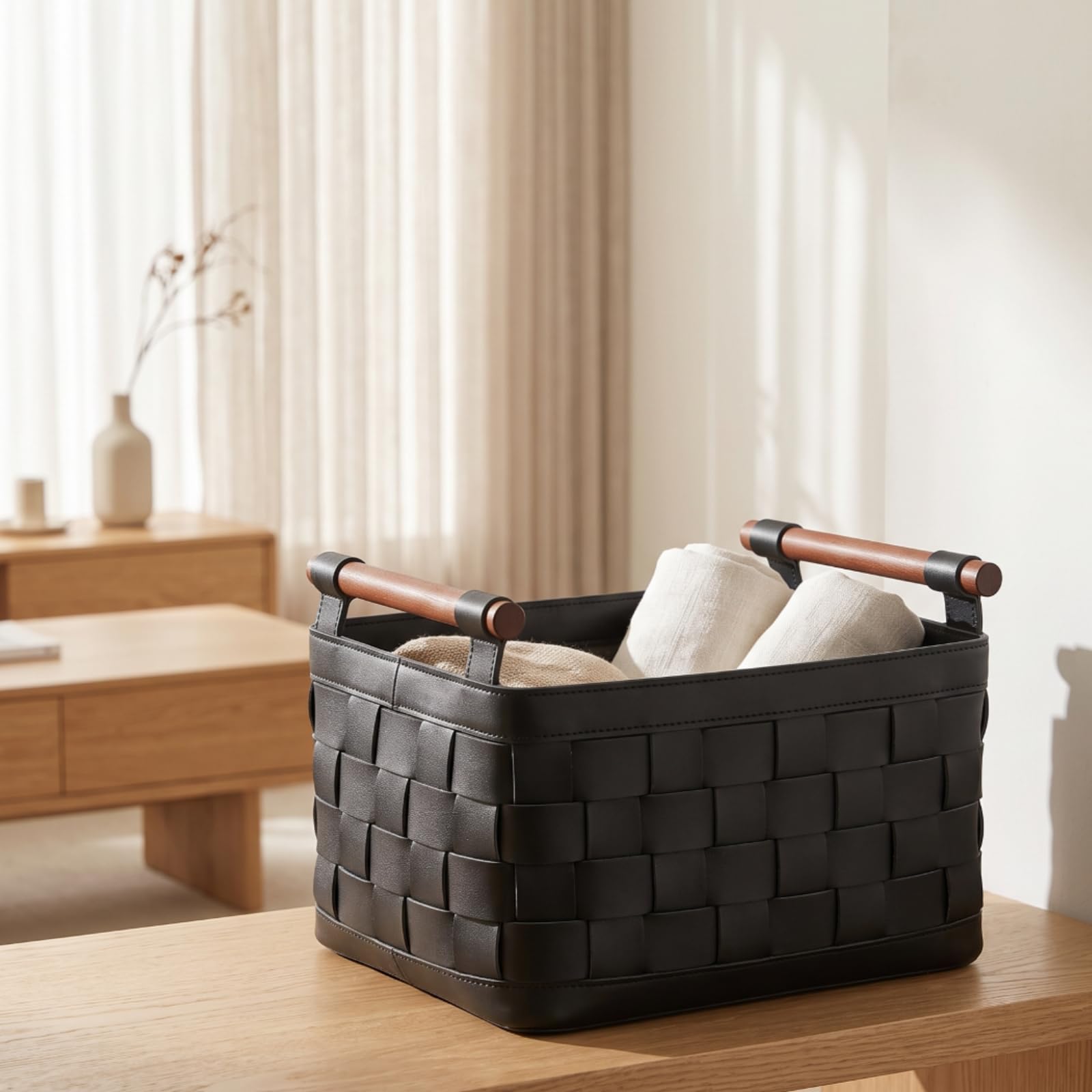 Cesta con Resisn, Marrón, 33 26 19
