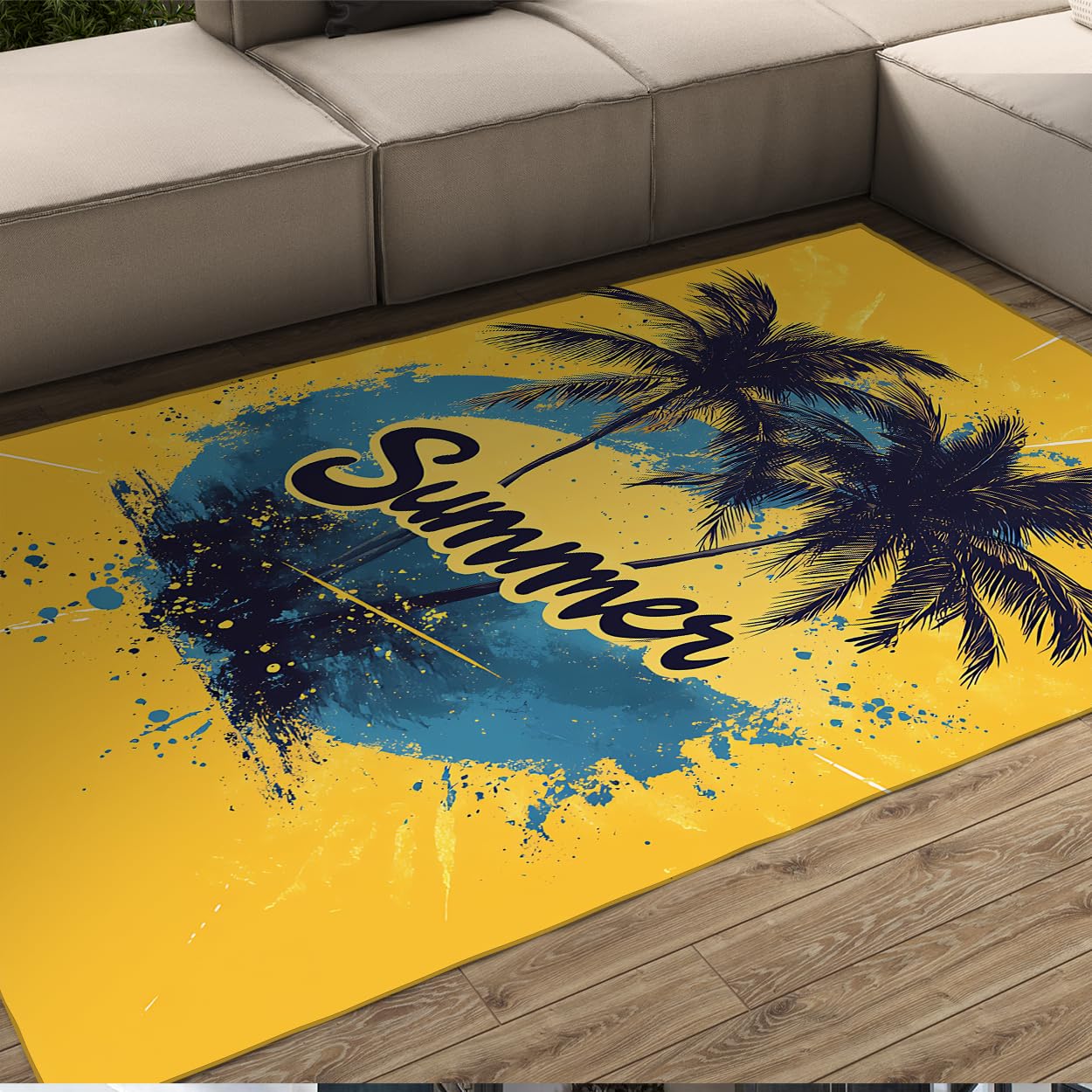 Tapis poil ras lavable contre les glissades et la poussière