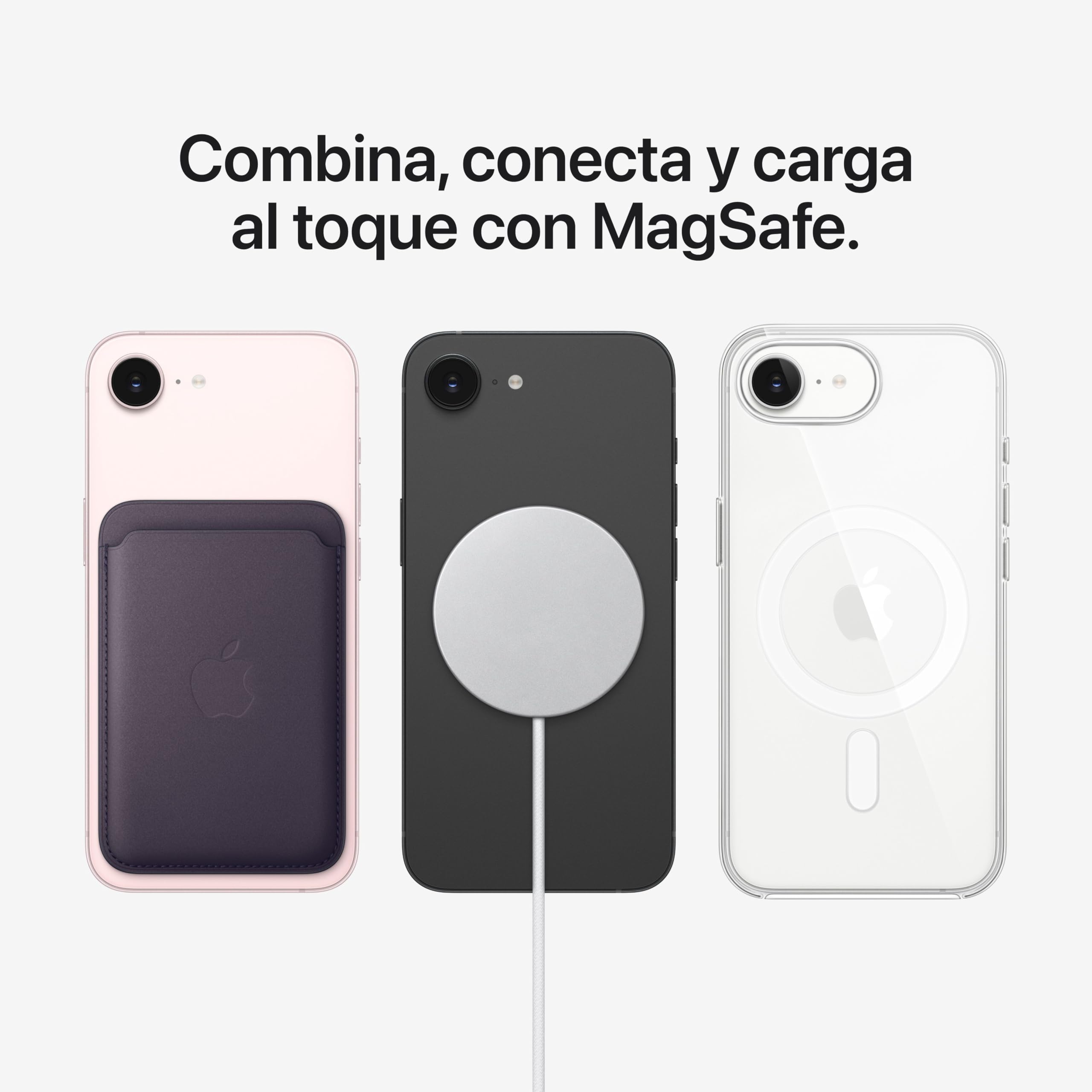 Apple iPhone 17e de 256 GB: Pantalla Super Retina XDR de 6,1 Pulgadas, Chip A19, autonomía para Todo el día, cámara Fusion de 48 Mpx; Negro — view 3