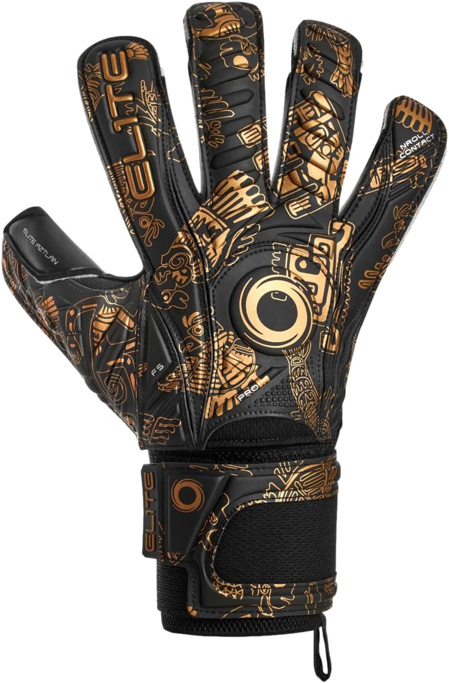 Elite Sports Aztlan Fingersave Goalkeeper Gloves - Professional Grade with Finger Spines for Ultimate Protection and Grip, Sizes 7-11