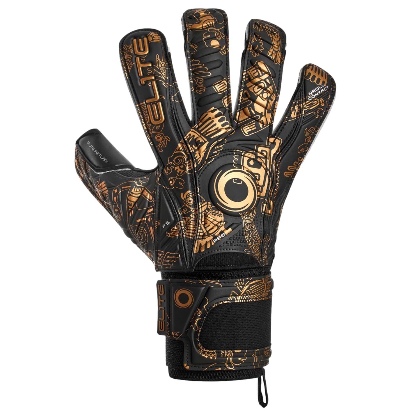 Elite Sports Aztlan Fingersave Goalkeeper Gloves - Professional Grade with Finger Spines for Ultimate Protection and Grip, Sizes 7-11