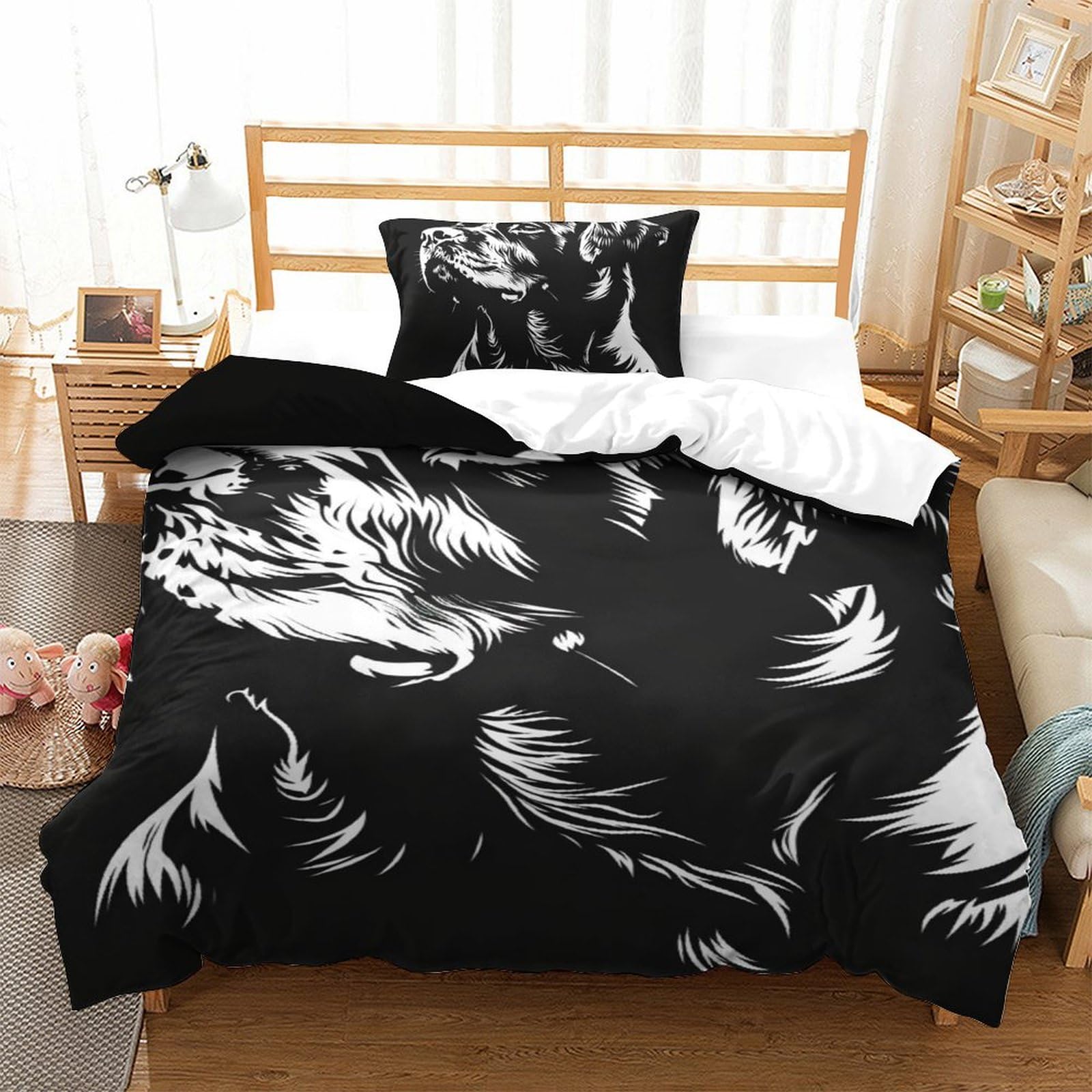 Housse de couette respirante 135x200 contre la transpiration nocturne