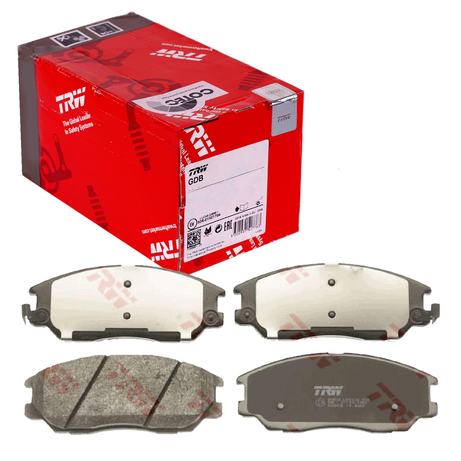 Trw GDB3412 Kit Pastiglie Freno, Freno A Disco-image