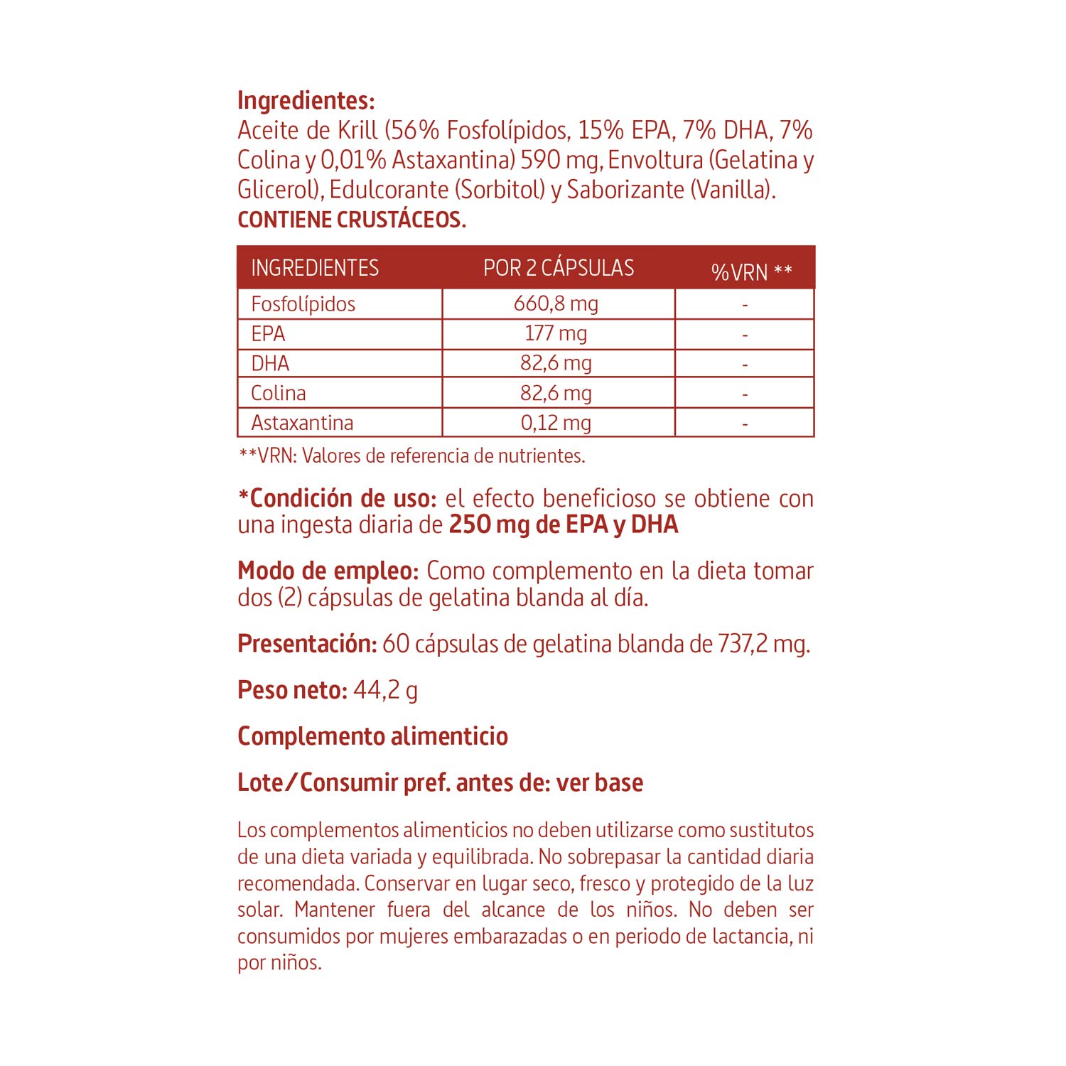 Nature Essential - Aceite de Krill del Antártico - 120 Perlas - 2 Meses - Omega 3 y Antioxidante - Ayuda a Sistema Circulatorio - CIRMAX Plus - Pack 2