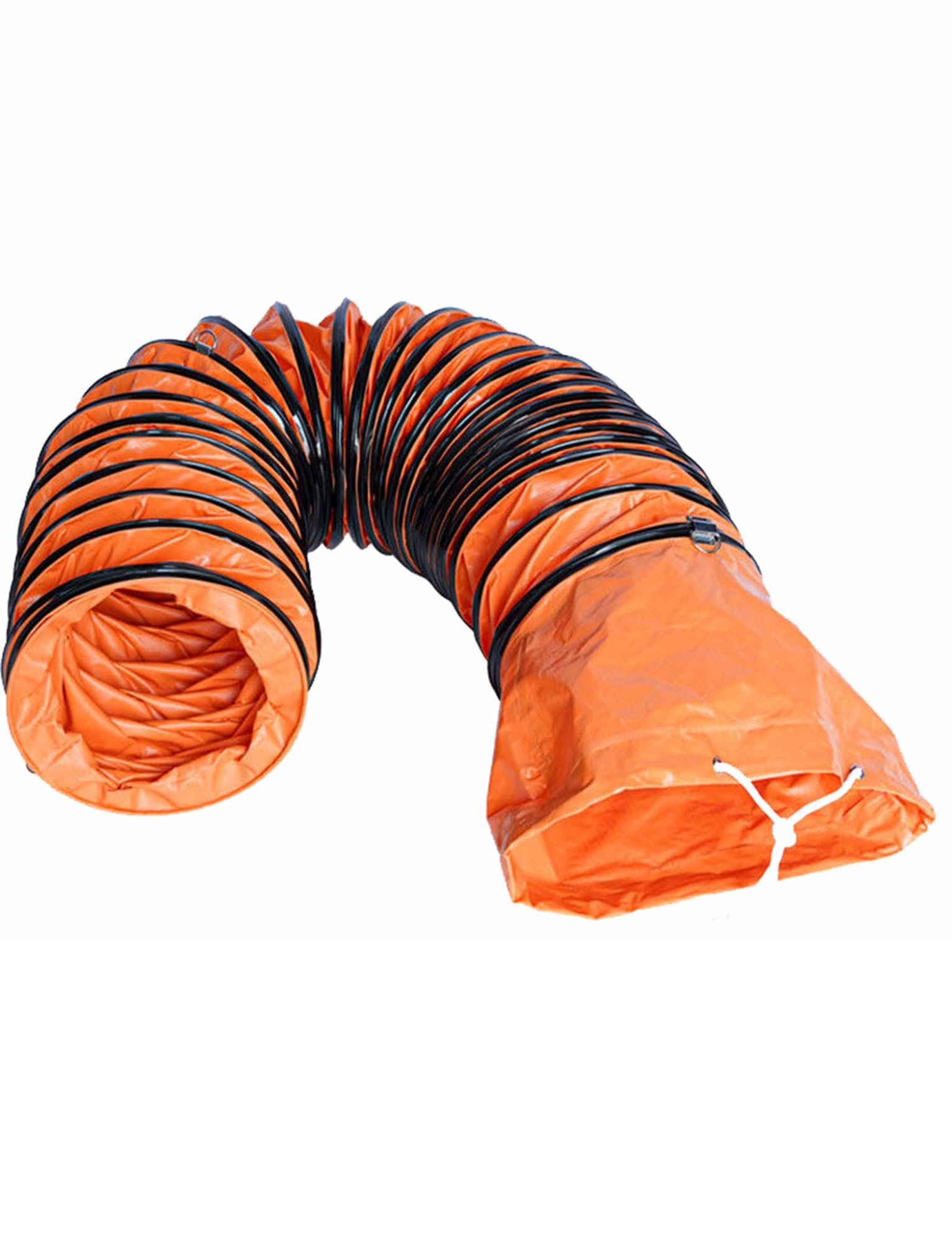 Kit di ventilazione in PVC resistente, 10 m, tubo flessibile ignifugo per grandi ventilatori, scarico soffitta, flusso d'aria della serra