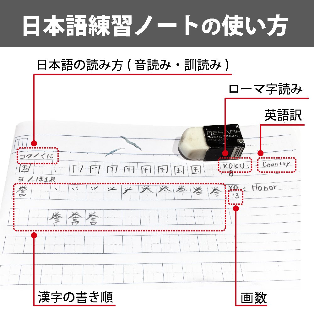 Amazon.co.jp: コクヨ 日本語練習ノート インターナショナル版 B5 5冊