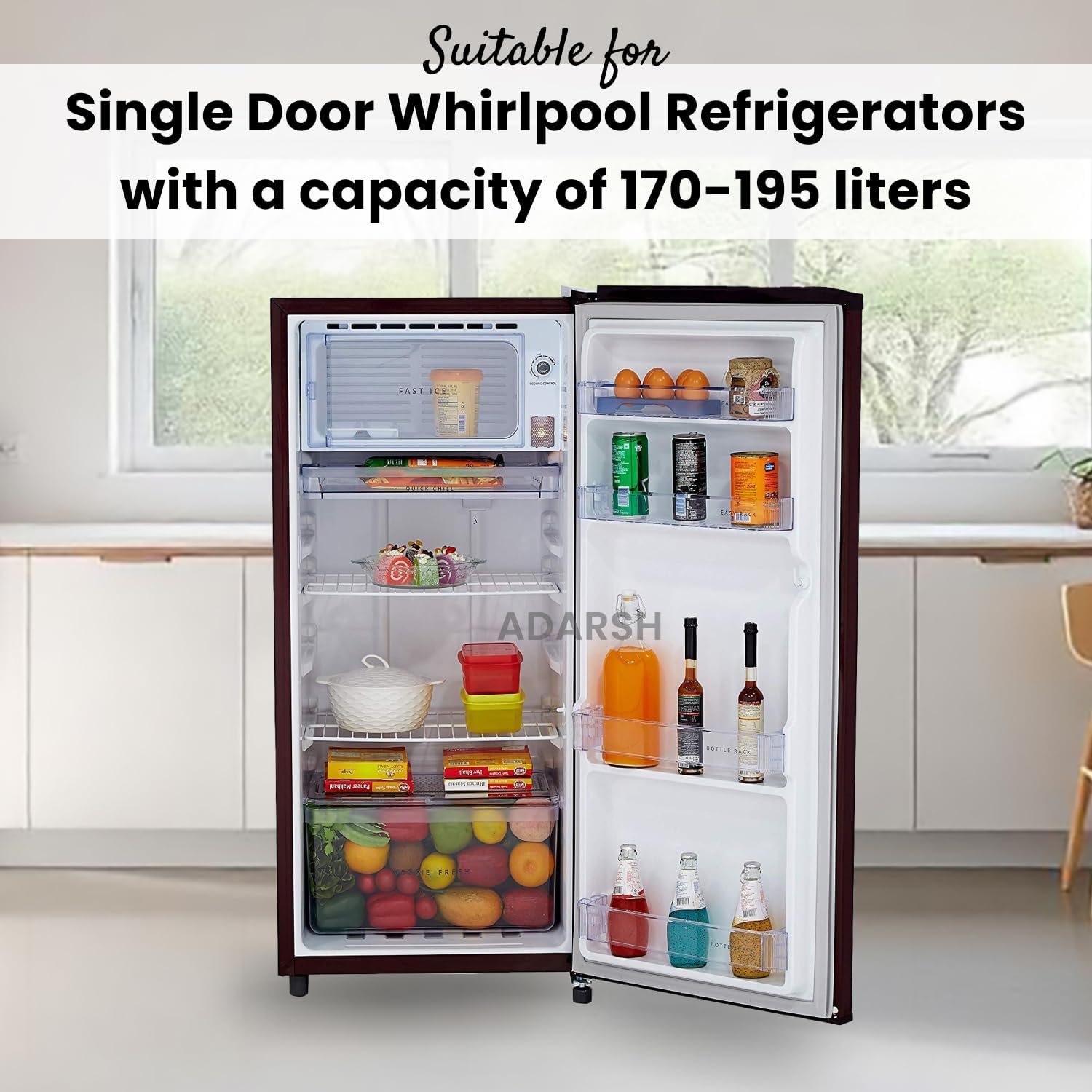 Whirlpool Fridge Vegetable Cover - Fresh Produce! -4