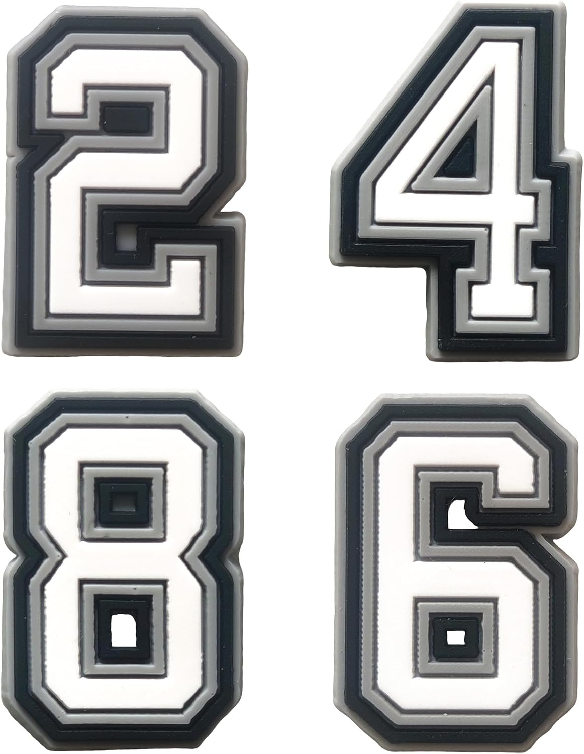 Football Baseball Softball Basketball Soccer Shoe Charms for Clogs,Cute Sports and Number Accessories Pins for Decoration Boys Girls Kids Party Favors Gift