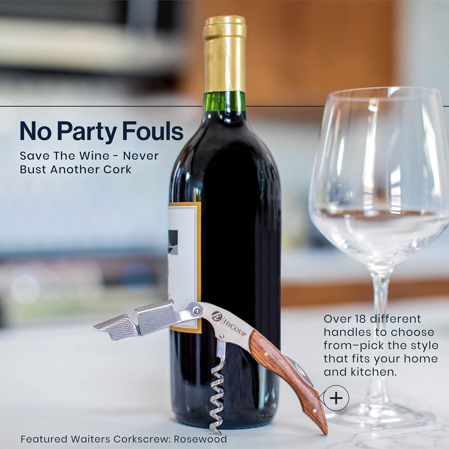 HiCoup Wine Opener - Professional Corkscrew -5
