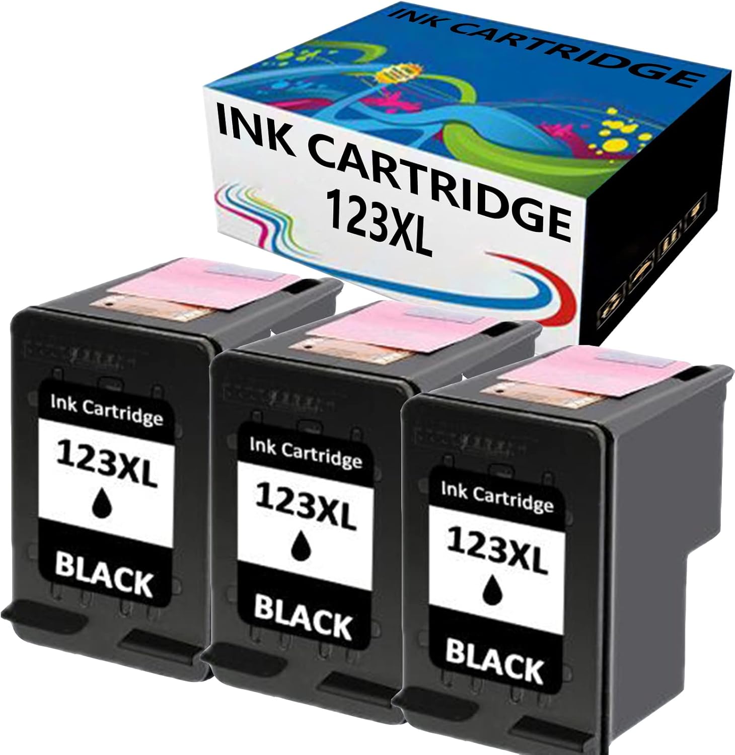 123XL Ink Cartridge Replacement for HP Envy 4511 4512 4513 4516 4520