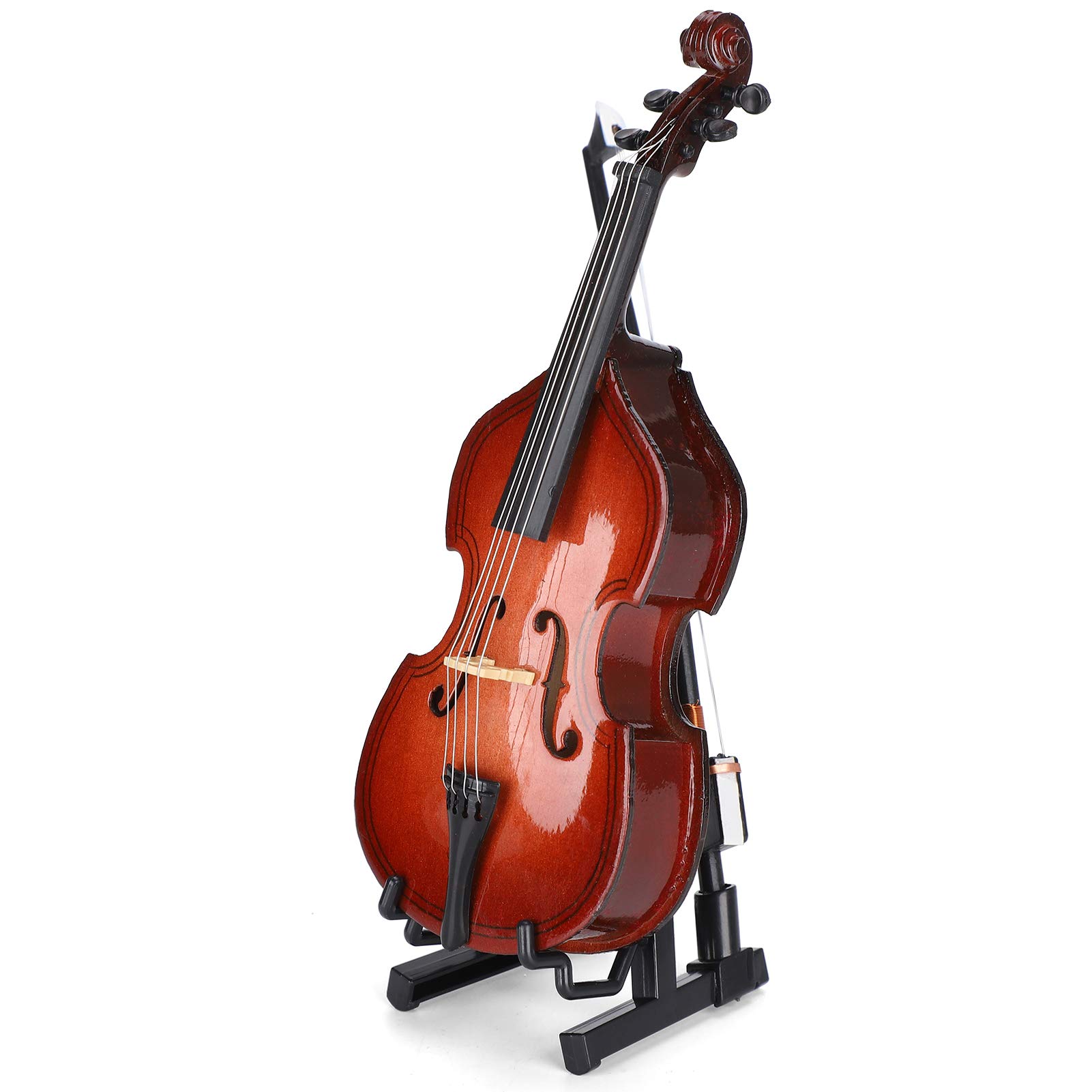 Mini Ornamento per Contrabbasso da 14,5 Cm, Decorativo per Modello di Strumento Musicale