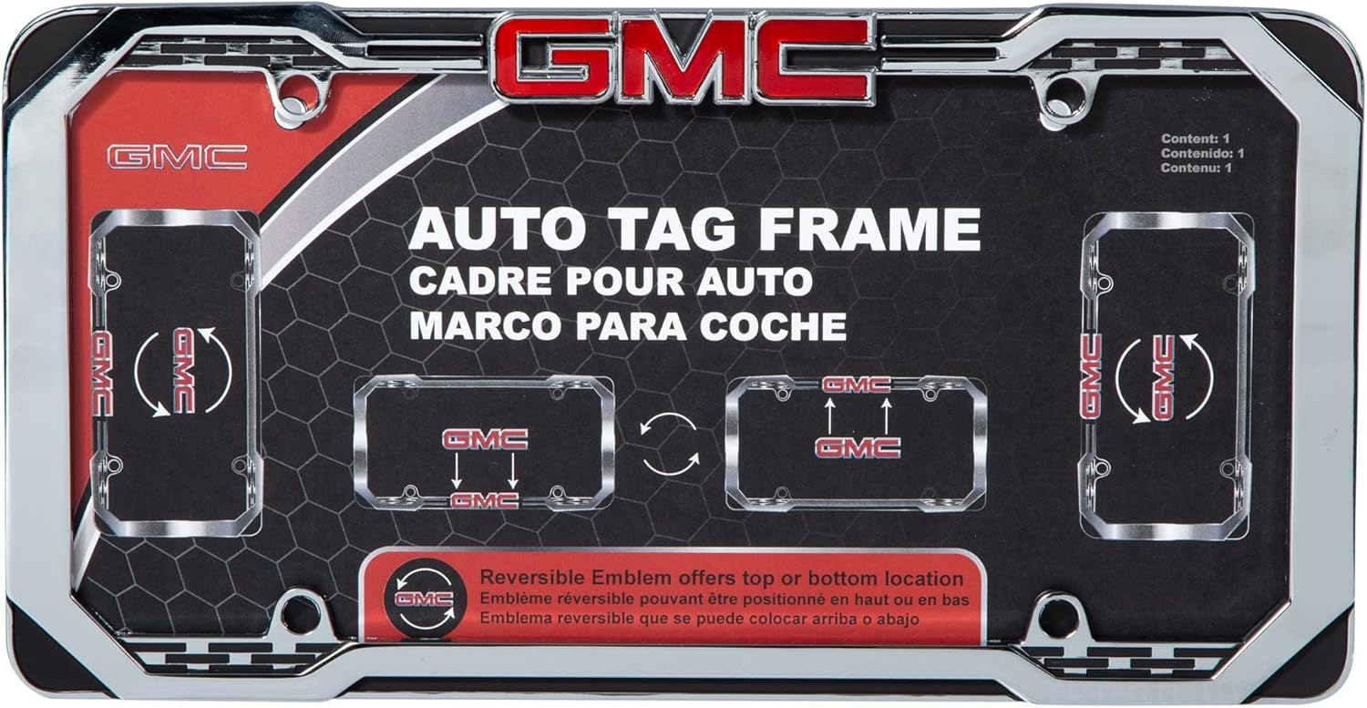 CHROMA 042577 GMC Reversible License Plate Frame