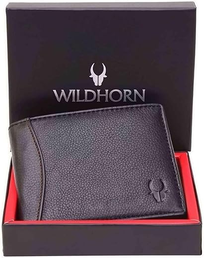 WildHorn RFID Protected Leather Wallet for Men