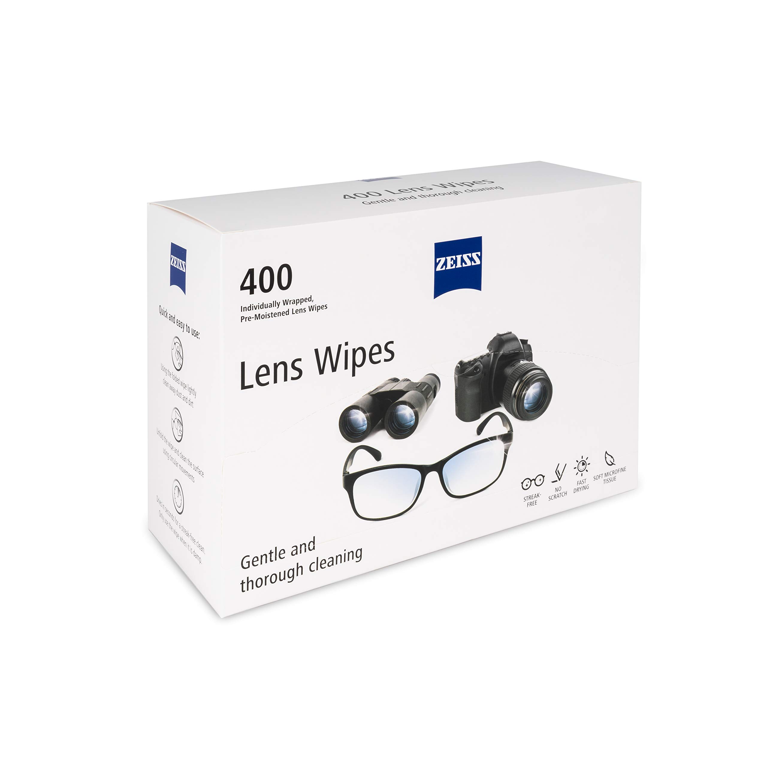 Zeiss PreMoistened Lens Cleaning Wipes, 400 count Buy Online in
