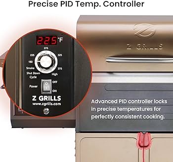 Amazon.com : Z GRILLS Wood Pellet Grill Smoker with PID Controller