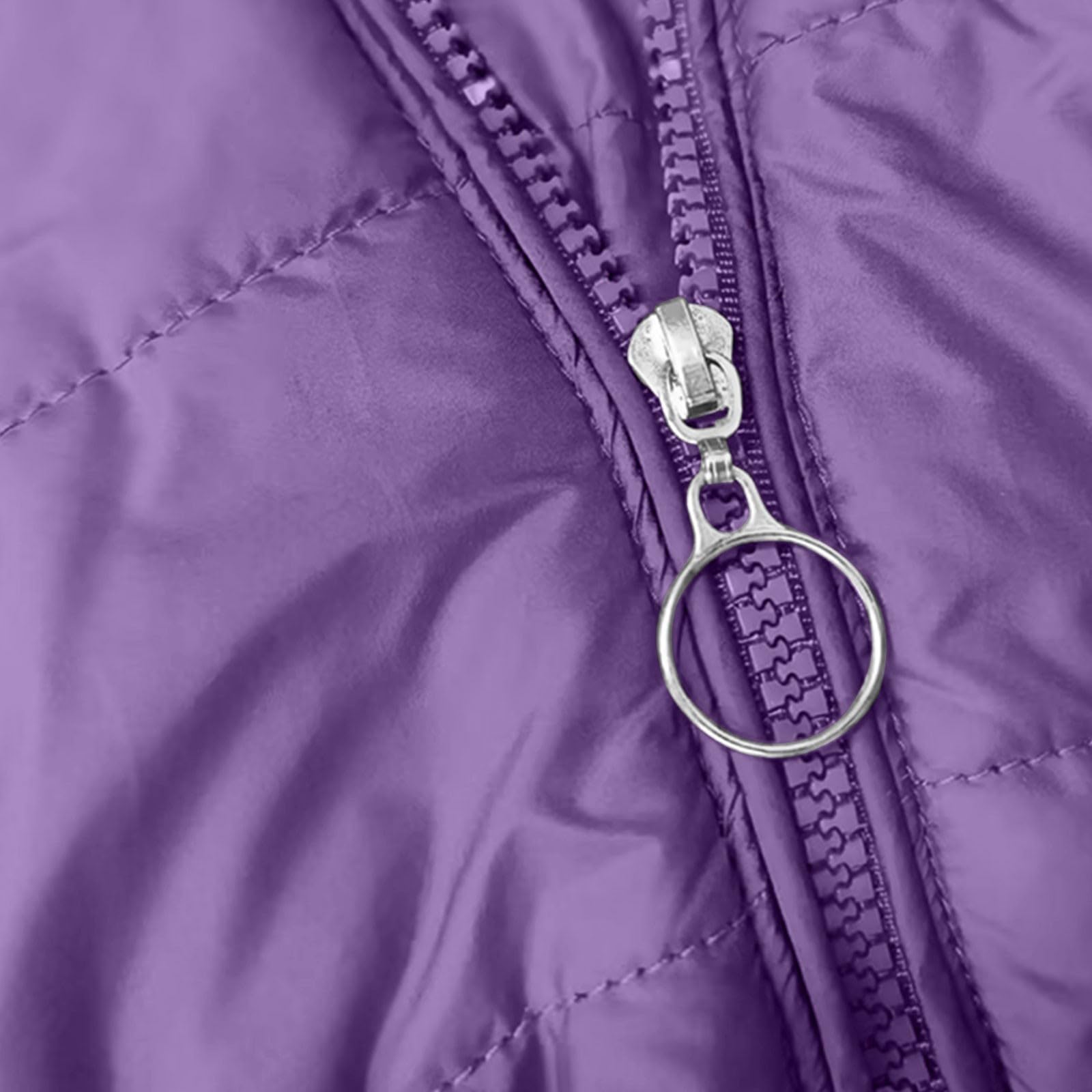 Dwevkeful Wintermantel Damen - Warm Gefüttert Steppjacke Lange Elegant Damenmantel Langarm Winter Parka Jacke mit Kapuze Winterparka Mantel Einfarbig Bequemes Sportjacke Winddicht Outdoorjacke