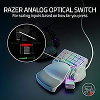Vista 2 de Teclado para juegos Razer Tartarus Pro: Interruptores de tecla analógicos-ópticos - Disparador rápido - Activación ajustable - 32 teclas