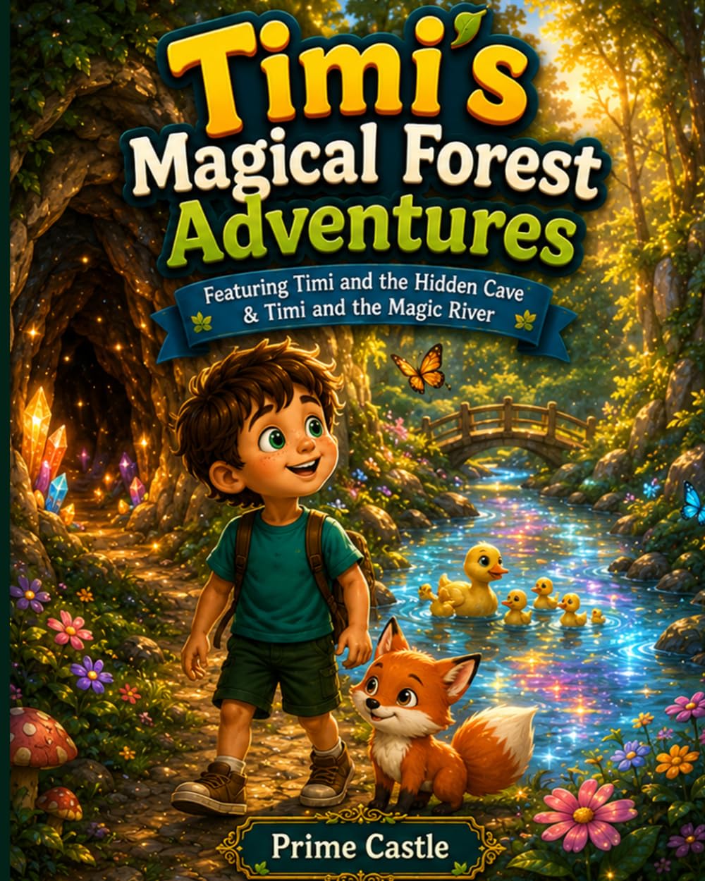 Timi’s Magical Forest Adventures: Featuring: “Timi and the Hidden Cave” & “Timi and the Magic River”