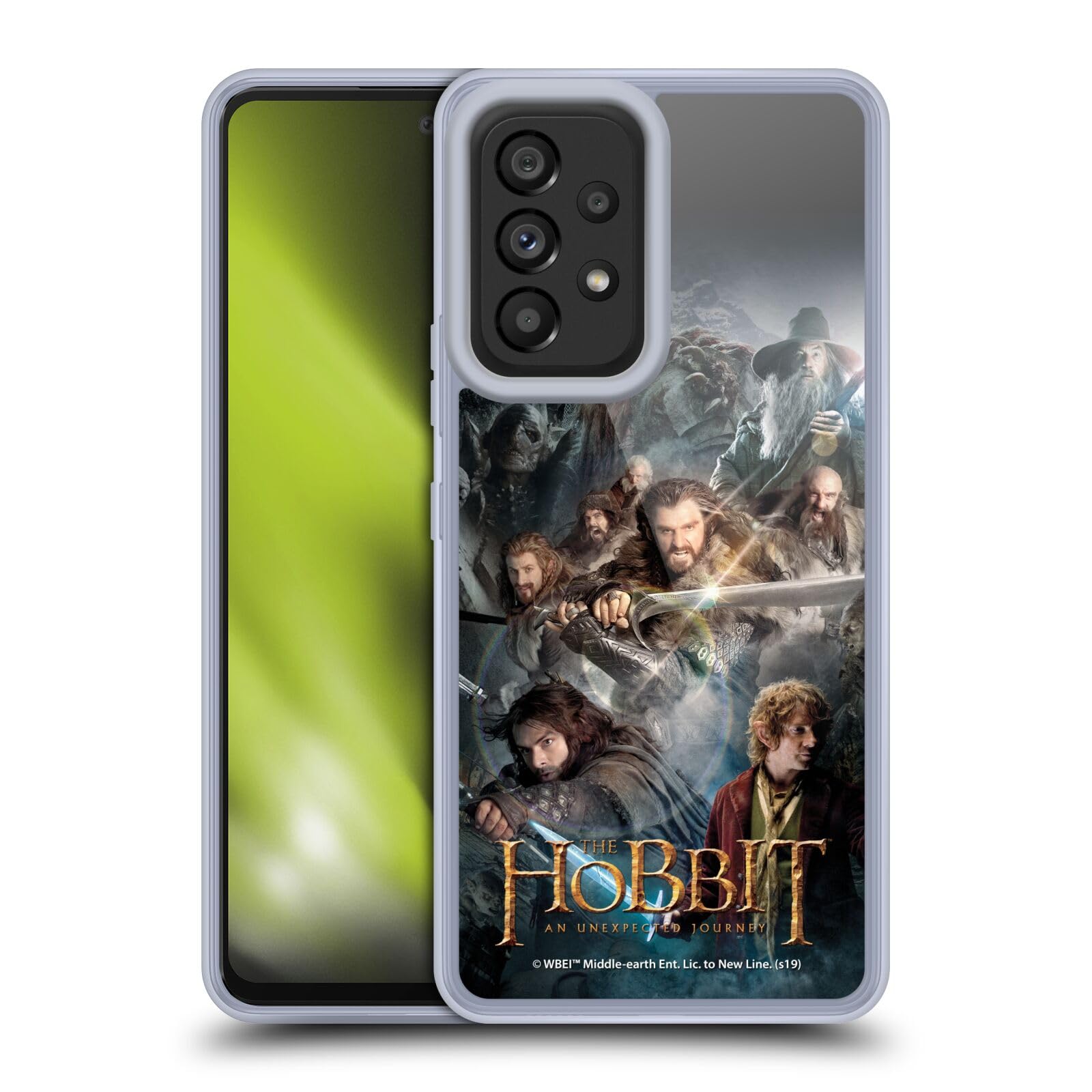 Head Case Designs Licenza Ufficiale The Hobbit An Unexpected Journey Gruppo Arte Chiave Custodia in Gel [Protezione di Grado Militare] Compatibile con Samsung Galaxy A53 5G (2022)