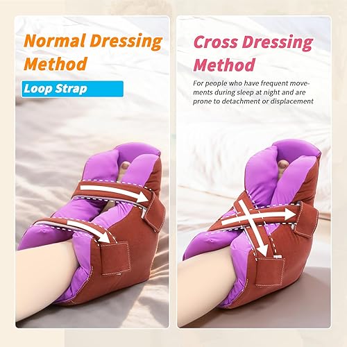 Miniatura 8 de Protector de talón de espuma de cáscara de huevo, cojín de almohada para úlceras por presión, almohada de pie para pacientes postrados en cama,