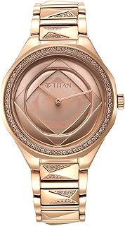titan Analog Rose Gold Dial Women's Watch-95206WM01-picture-13