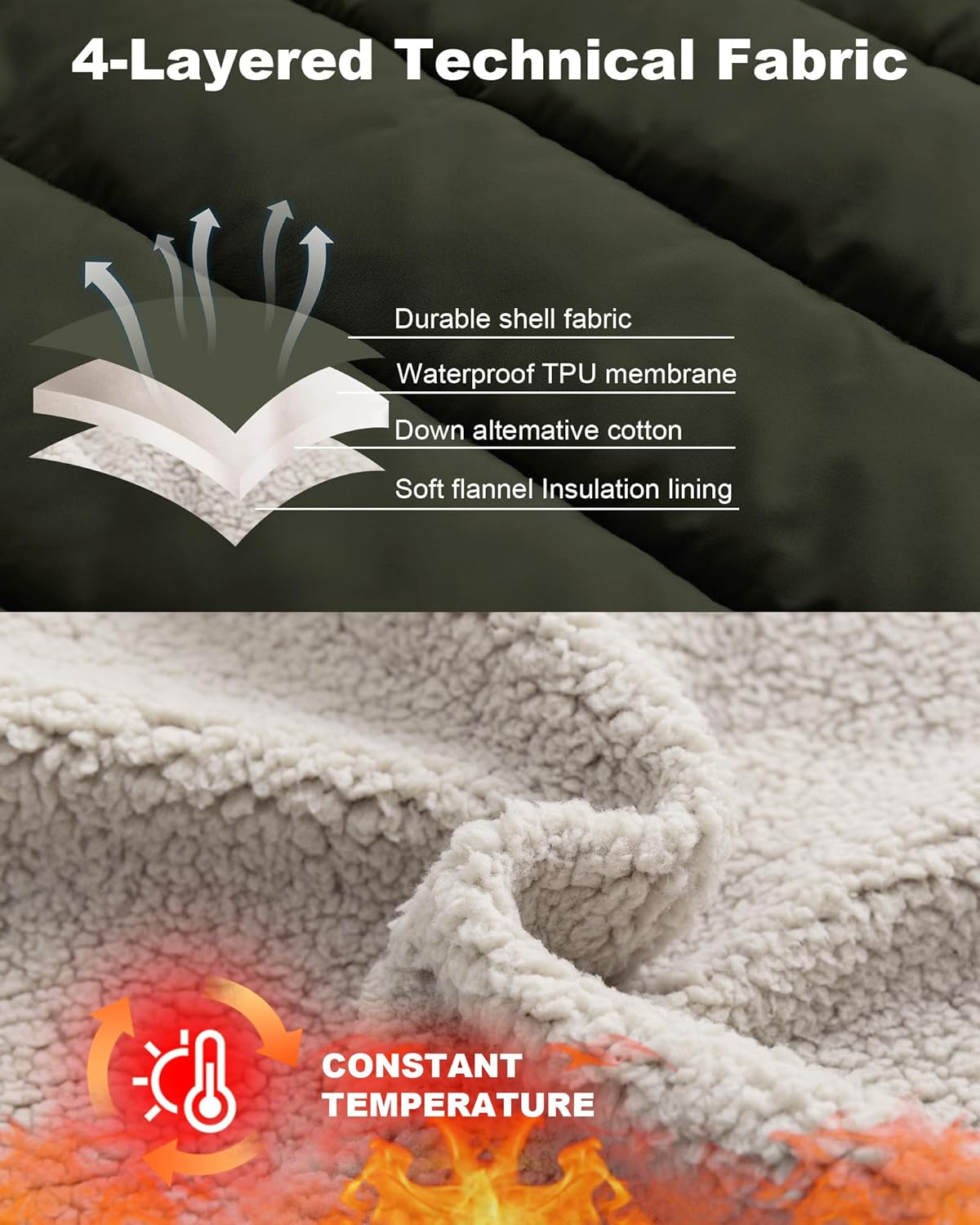 Girl's Puffer Vest Kids Winter Sleeveless Jacket Insulation Quilted Coat Waistcoat Youth Gilet with Hood - Image 5