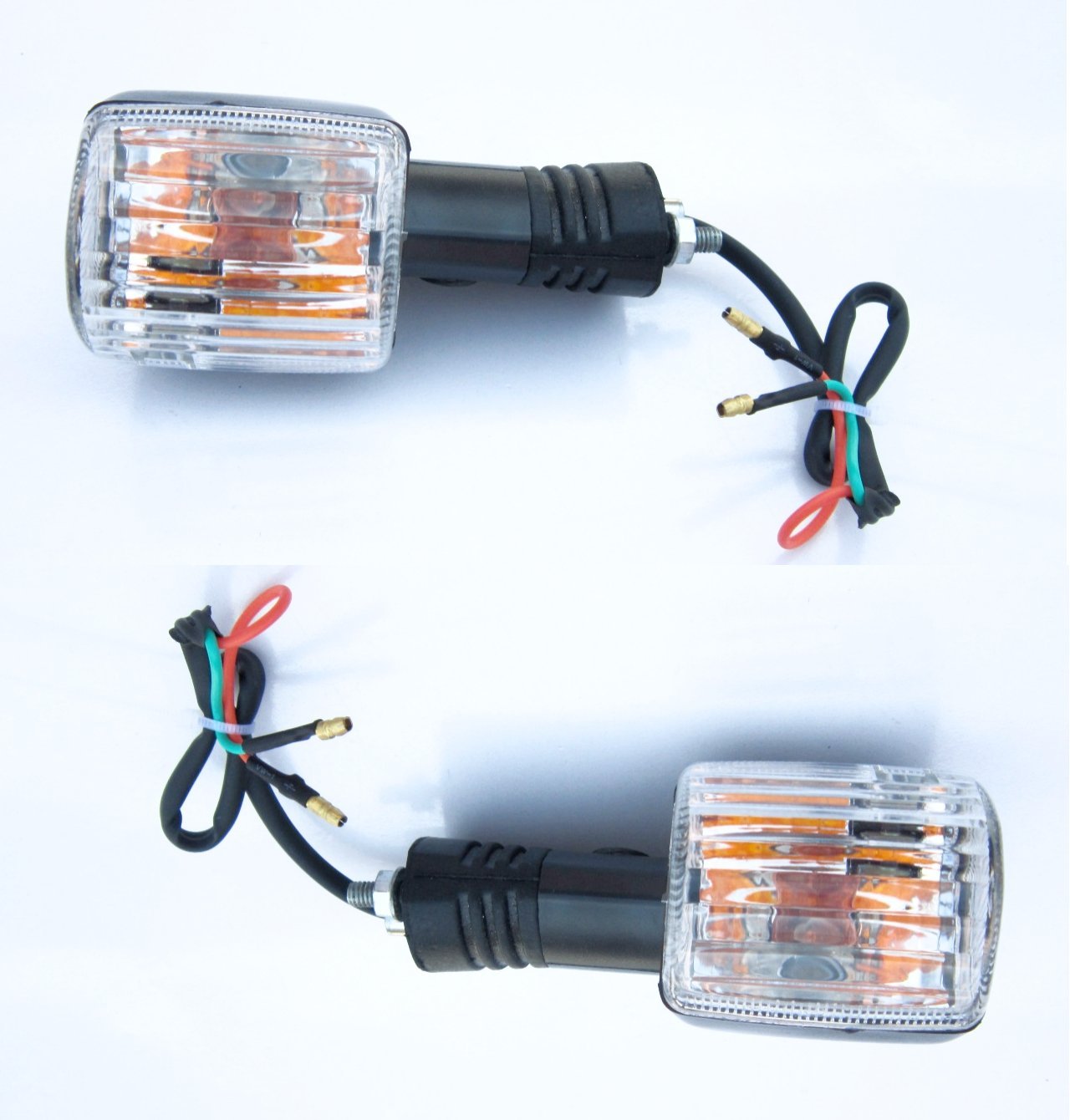 Universele 12v Led Motorfiets-motor Richtingaanwijzer Knipperlichten Lamp 5 Kleuren