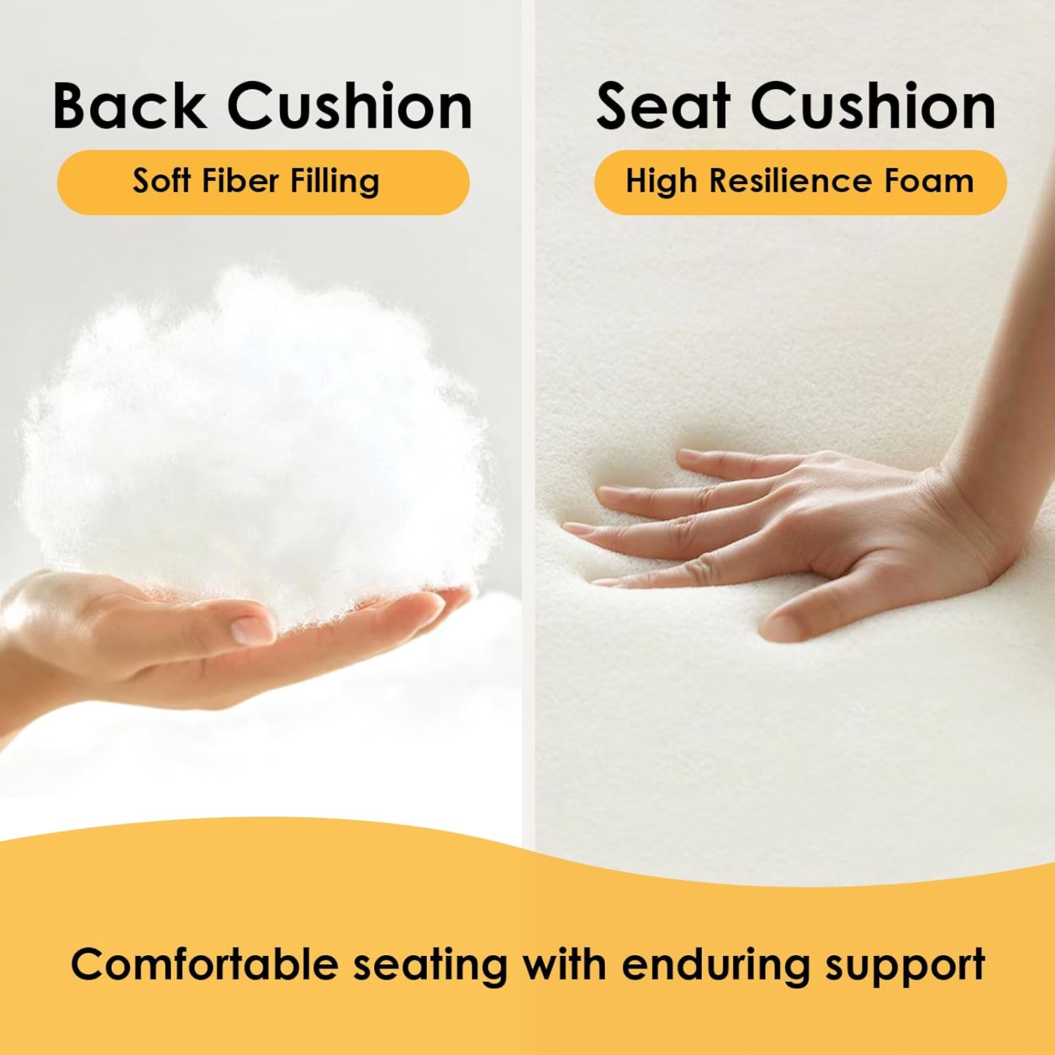 Outdoor High Back Chair Cushion, 2 Pack 48 x 24 inches Patio Chair Cushions Water Repellent Rocking Cushions Indoor Furniture Seat Pad with 2 Pillows, Colorful Stripe